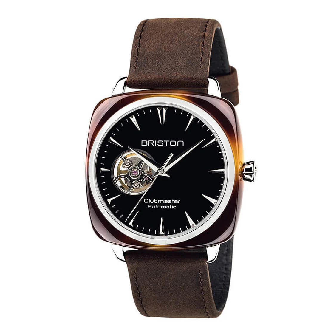 Briston Clubmaster Iconic Open Automatique Noir 42mm