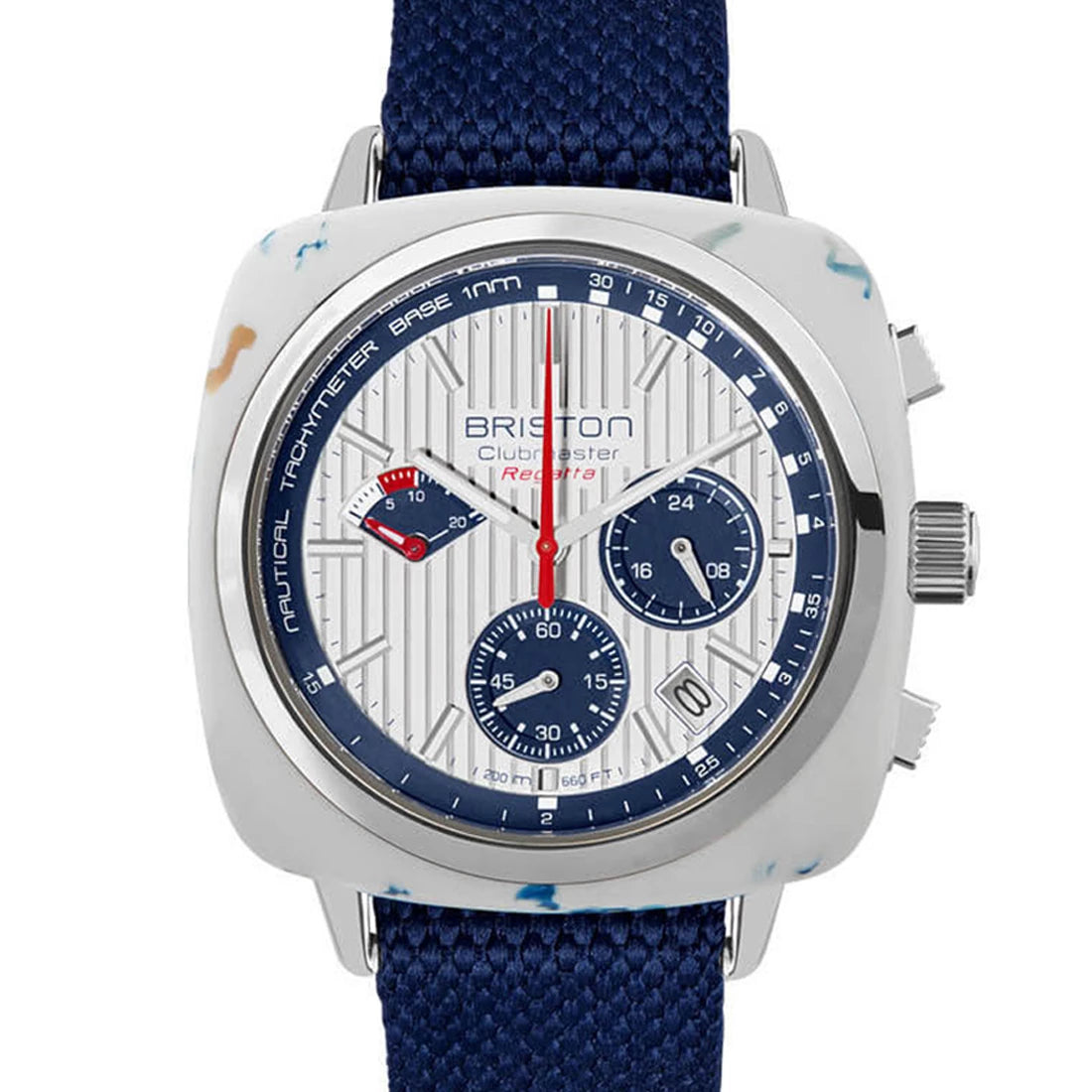 Briston Clubmaster Regatta Quartz Blanc 42mm