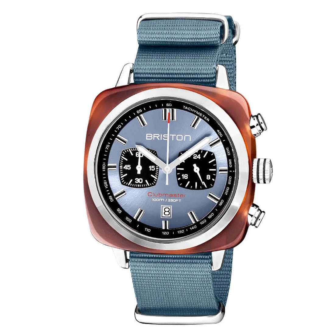 Briston Clubmaster Sport Chrono Quartz Bleu 42mm