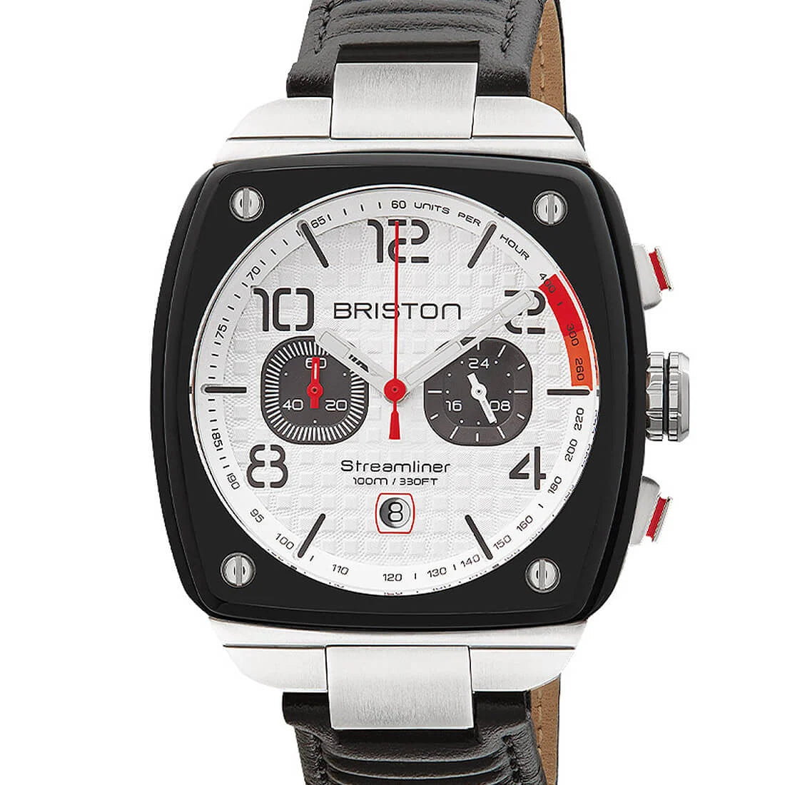 Briston Streamliner Urban Gentleman Driver Quartz Blanc 42mm