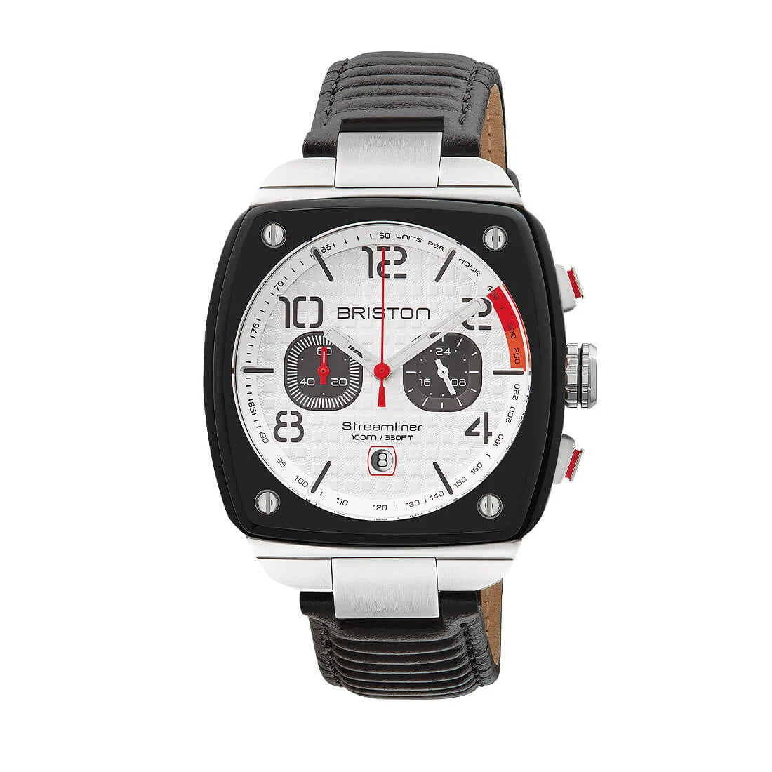 Briston Streamliner Urban Gentleman Driver Quartz Blanc 42mm