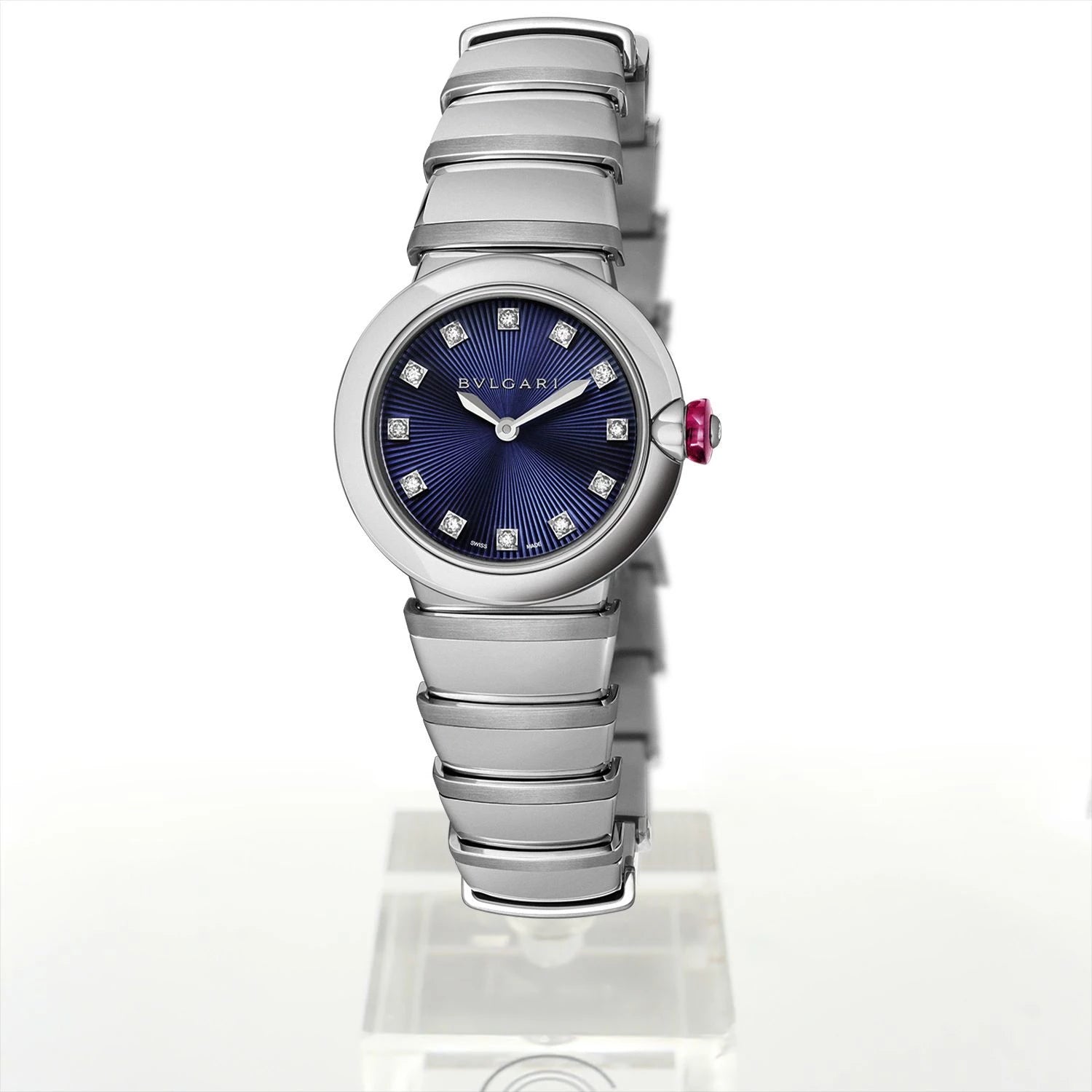 Bulgari Lvcea Quartz Blue 28mm