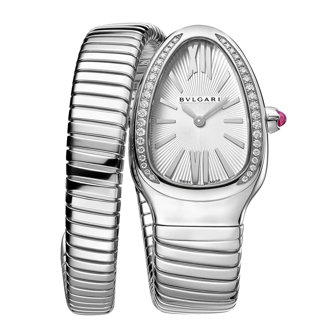 Bulgari Serpenti Quartz Argent 35mm
