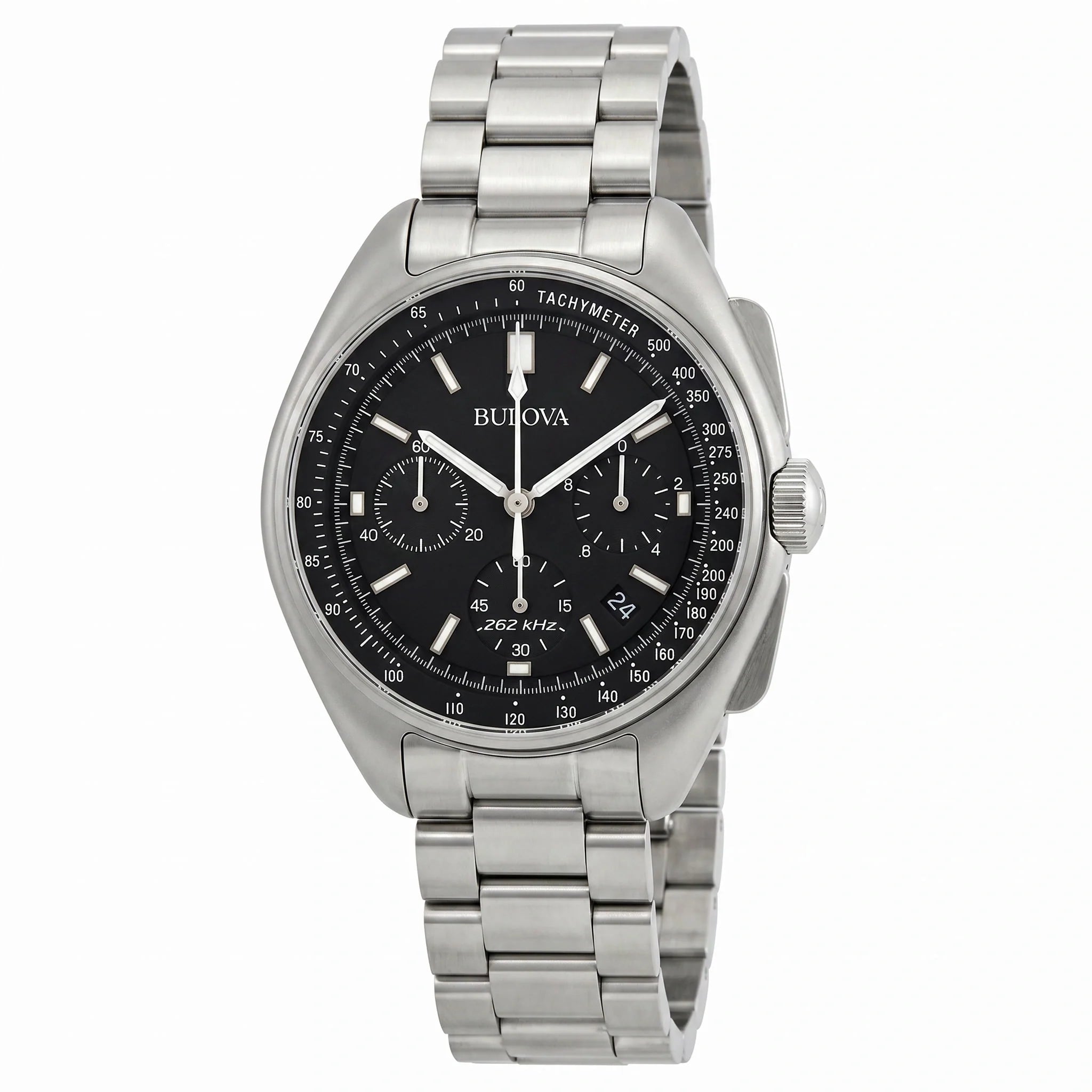 Bulova Lunar Pilot Quarz Schwarz