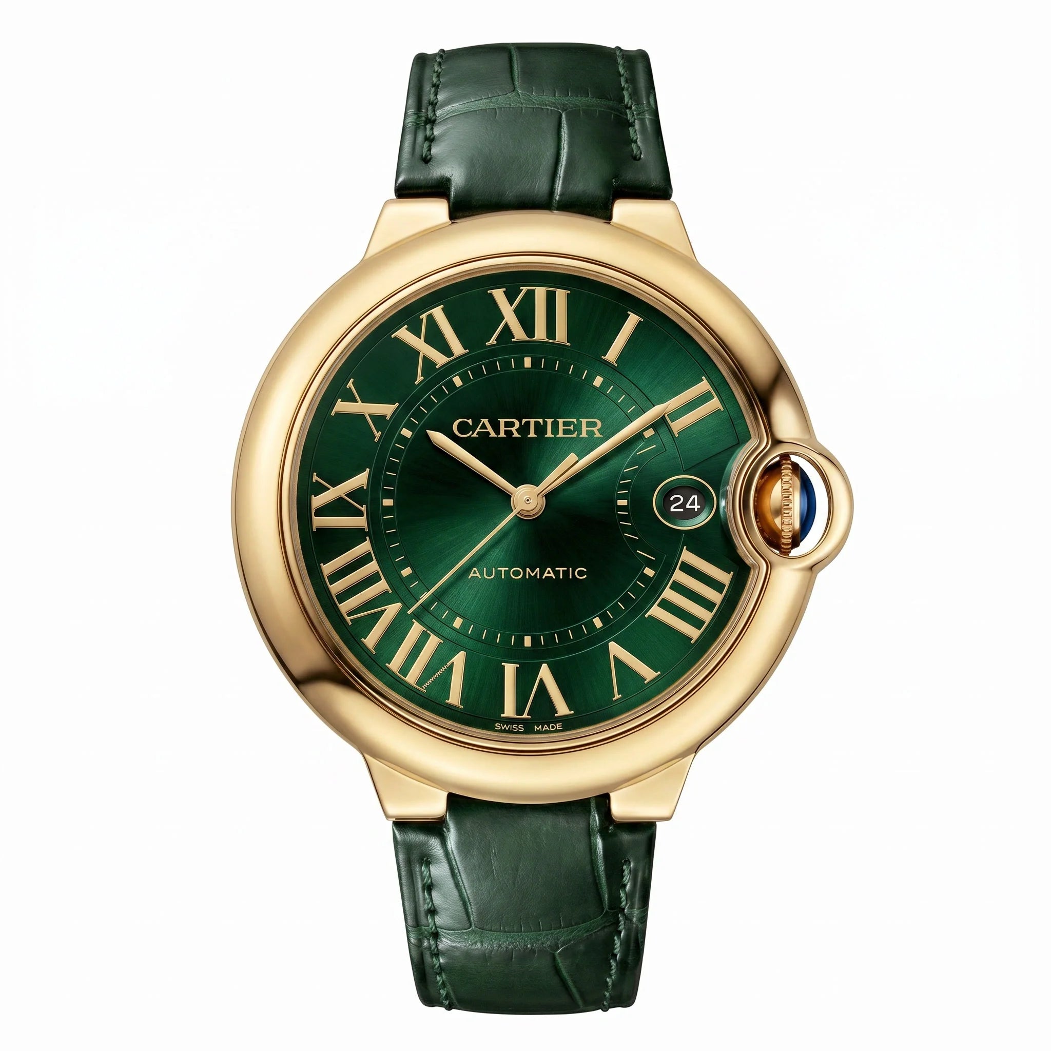 Cartier Ballon Bleu Automatik Grün 40mm