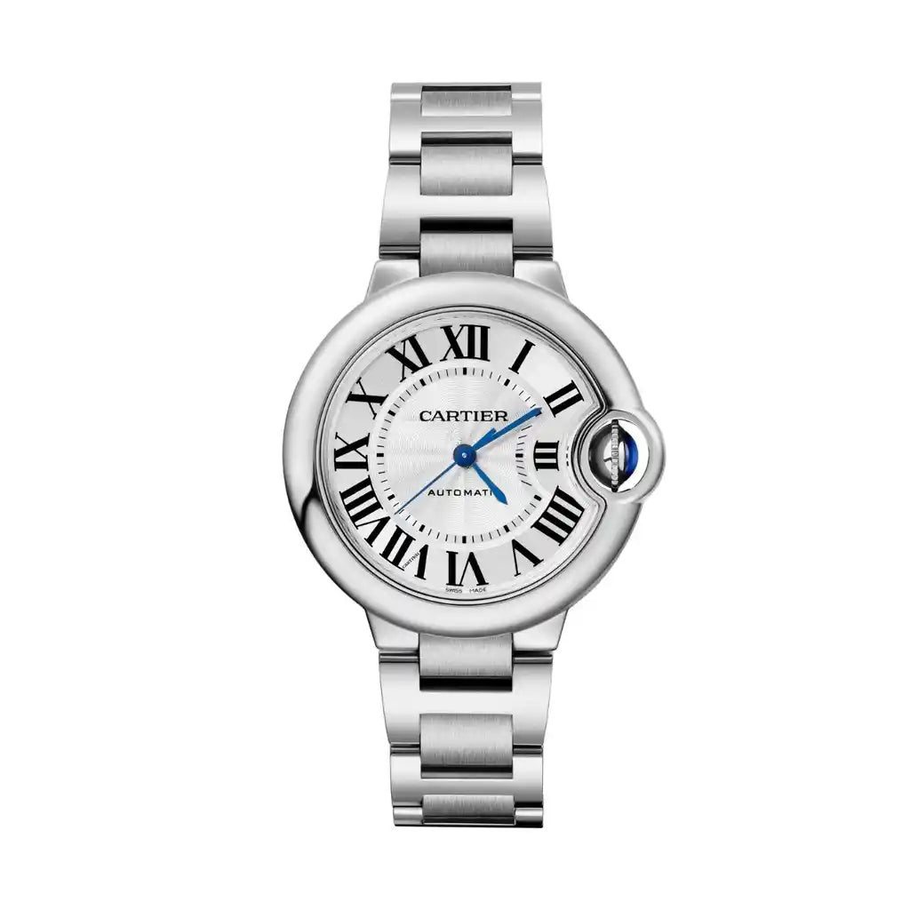 Cartier Ballon Bleu Automatic Zilver 33 mm