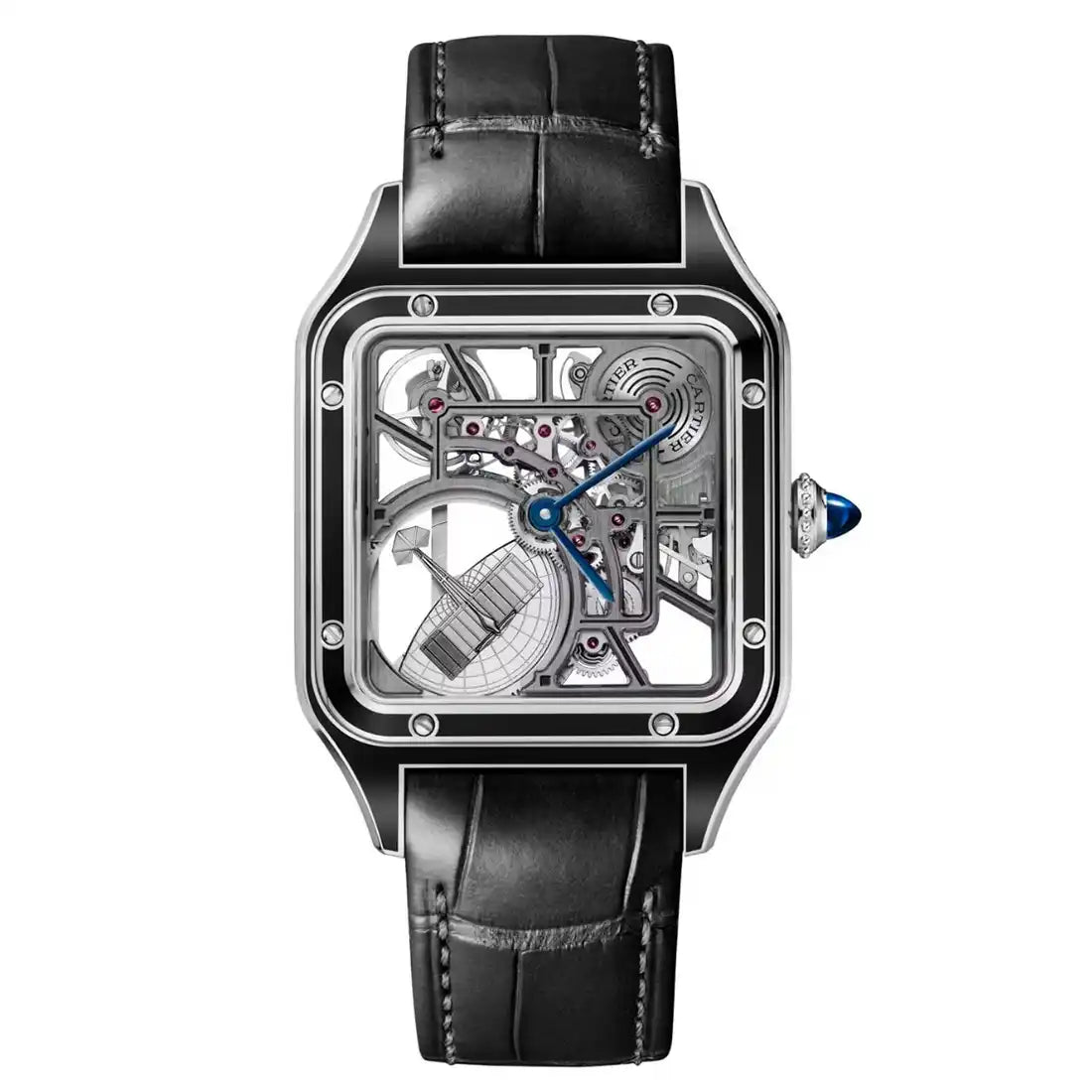 Cartier Santos-Dumont Automatic Zilver 43,5 mm