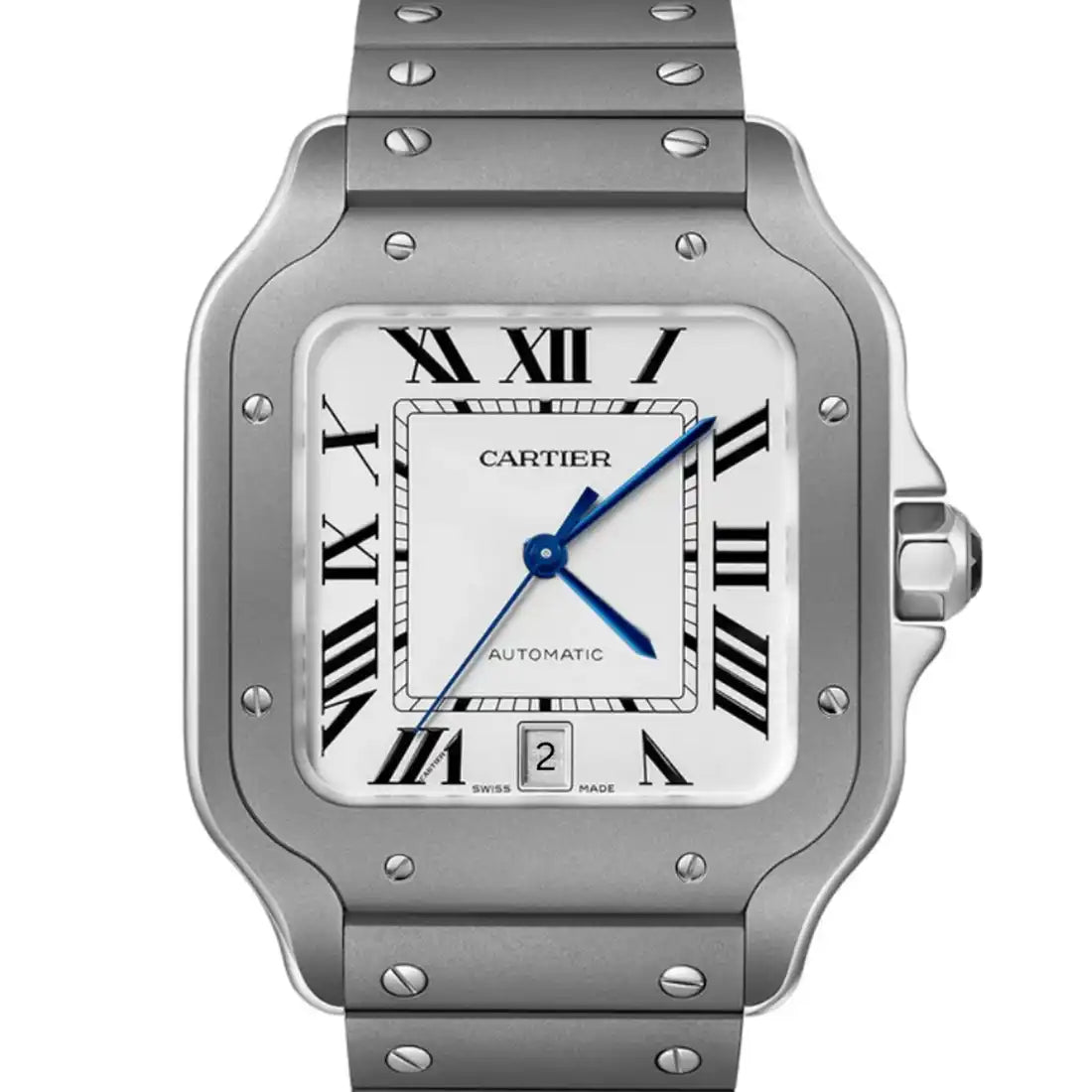 Cartier Santos Automatic Zilver 39,9 mm