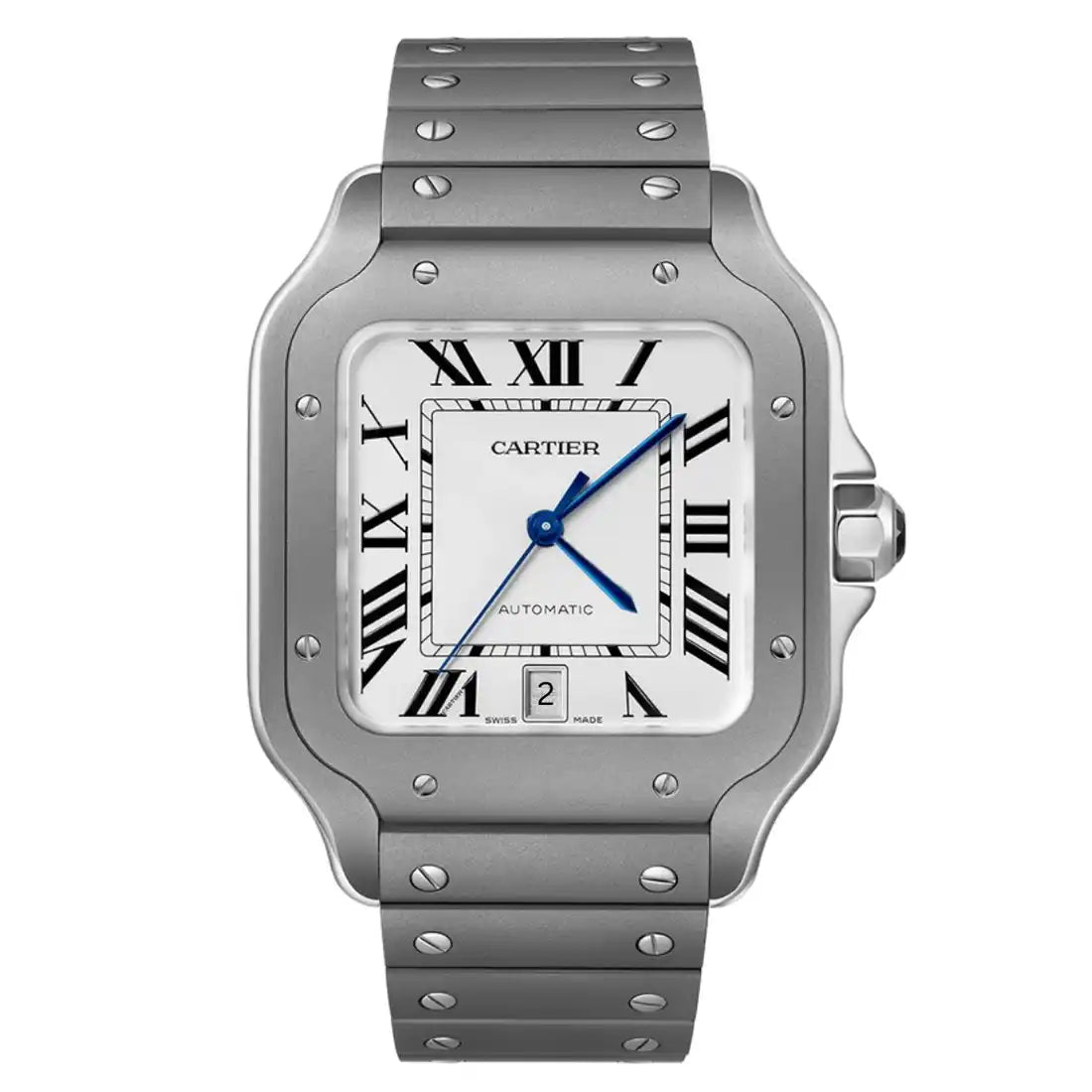 Cartier Santos Automatic Zilver 39,9 mm