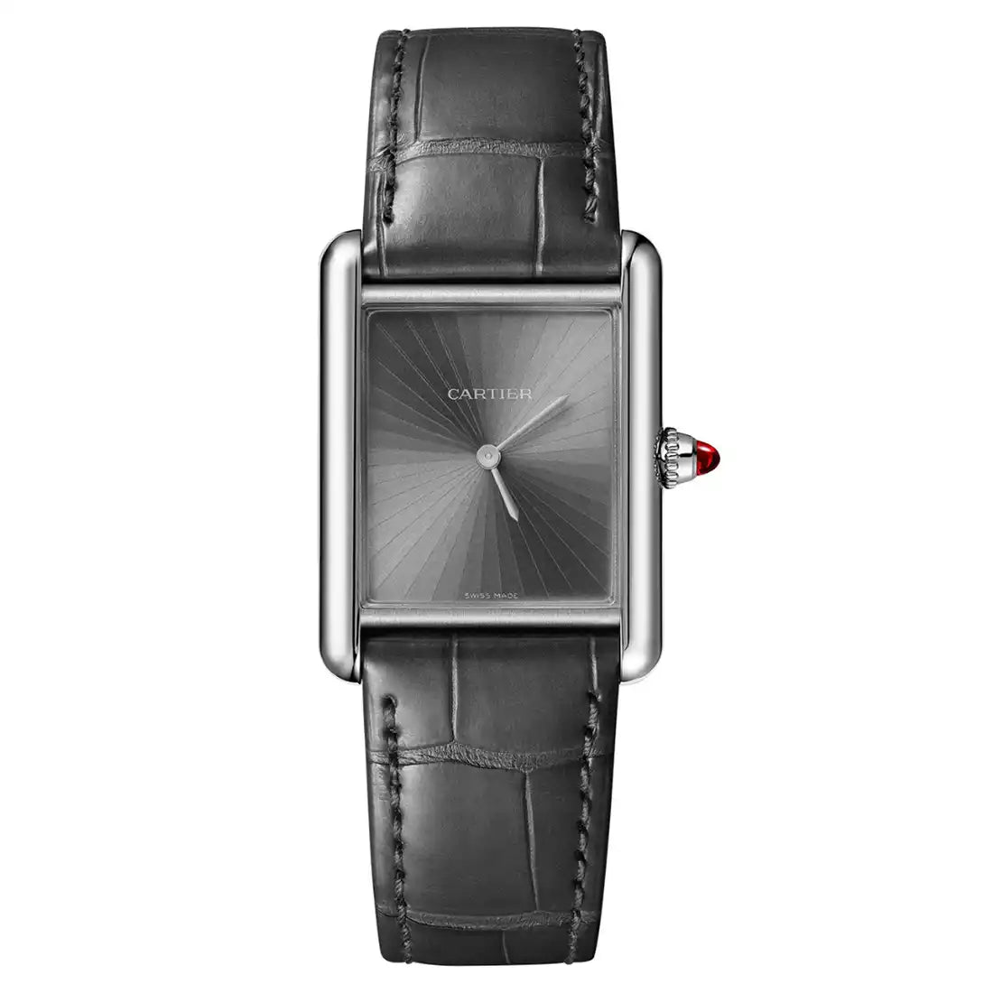 Cartier Tank Louis Remontage Manuel Gris ,7 x 25,5 mm