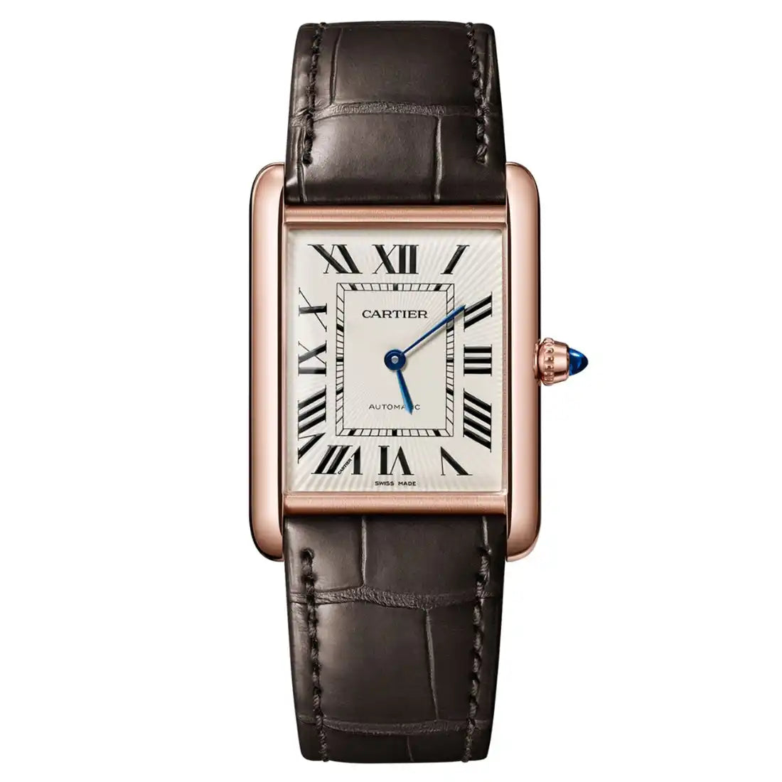 Cartier Tank Louis  Automatic Zilver 38,1 x 27,75 mm