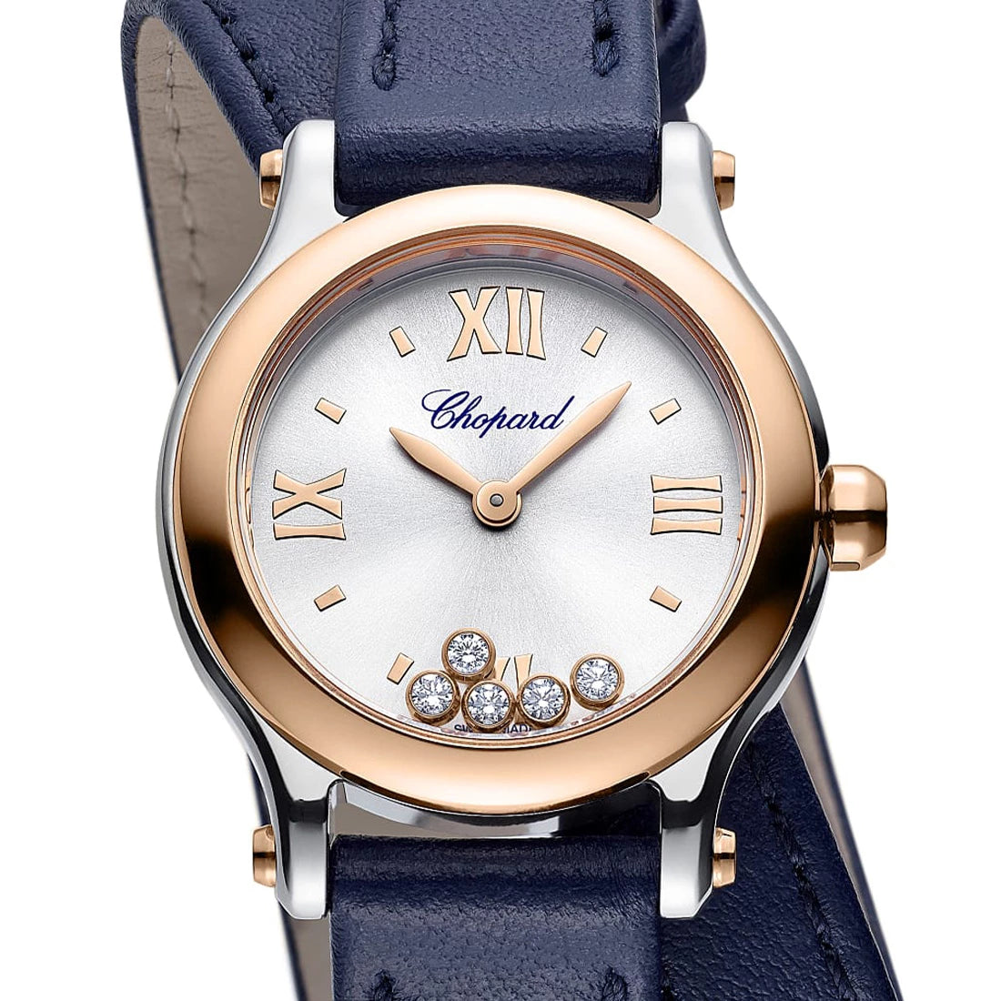 Chopard Happy Sport Quarz Silber