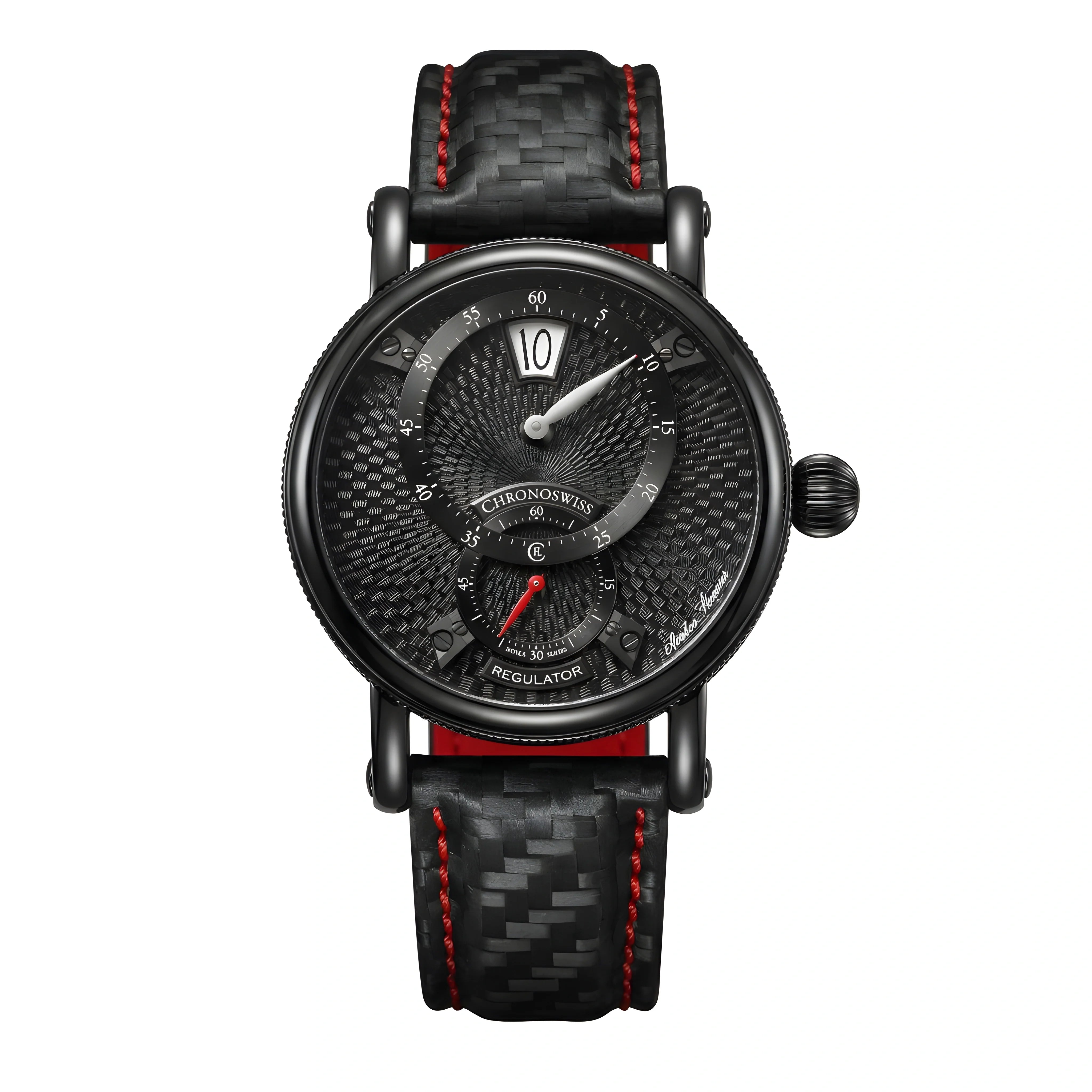 Chronoswiss Regulator Automatik Schwarz 40mm