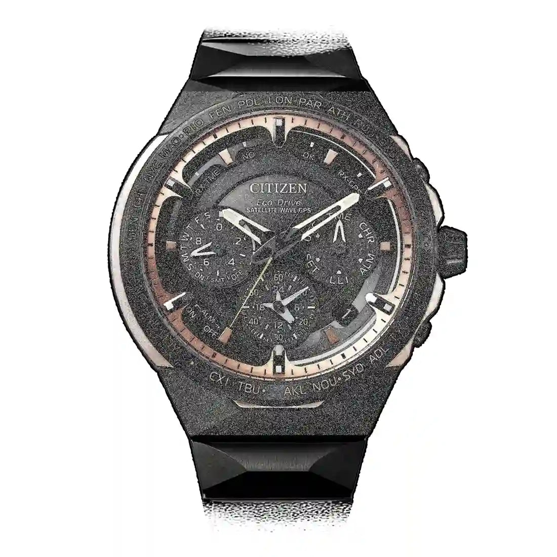 Citizen Satellite Wave Quarz Schwarz