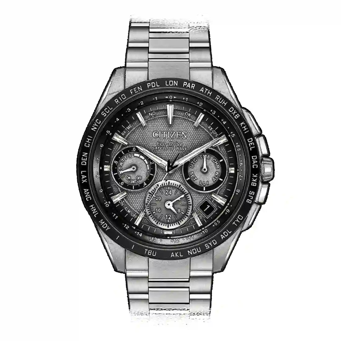 Citizen Satellite Wave Quarz Schwarz