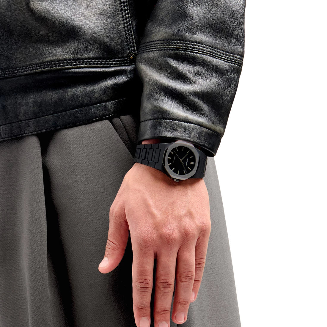 D1 Milano Polycarbon Quartz Zwart 40 mm