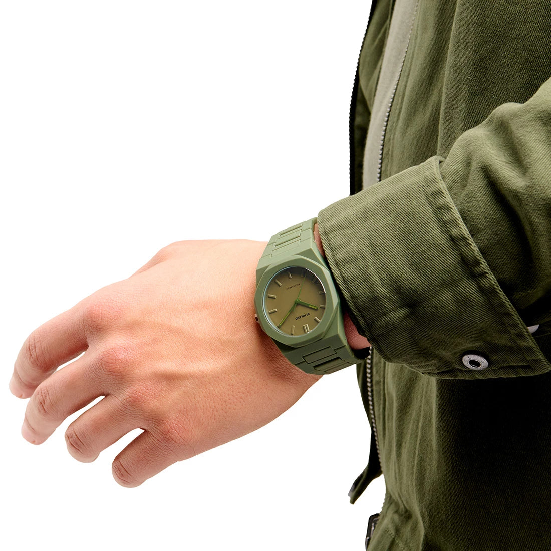 D1 Milano Polycarbon Quarz Grün