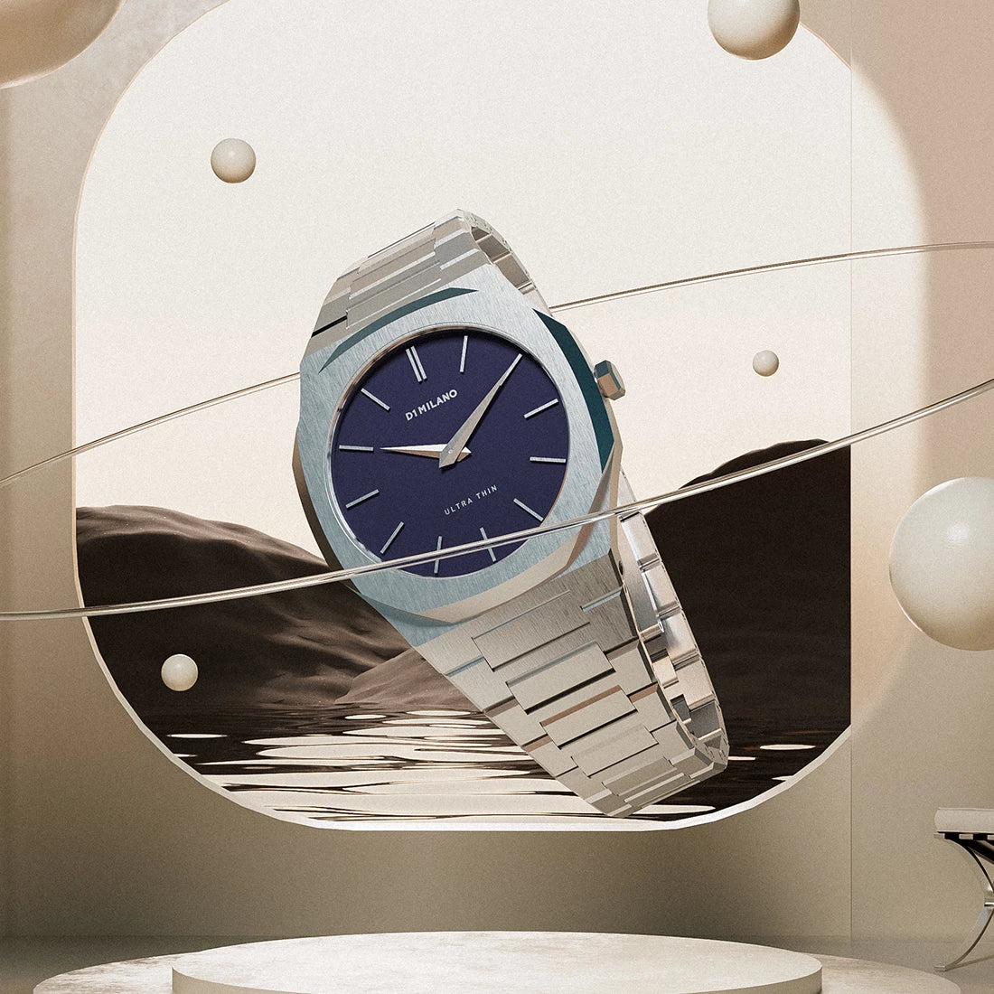 D1 Milano Ultra Thin Quarz 38 mm