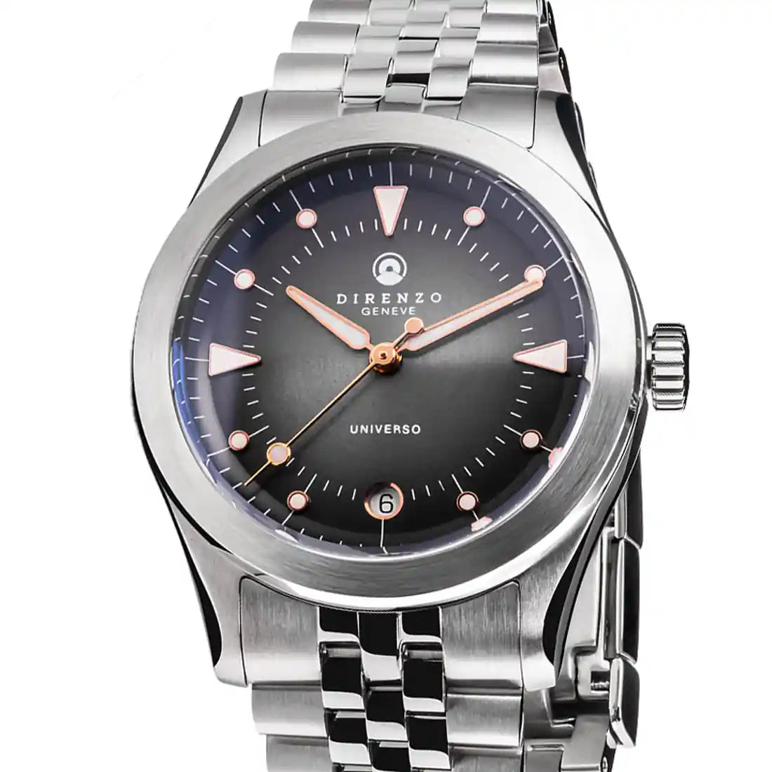 Direnzo Watches DRZ 07 Universo Automatic Grijs 38 mm