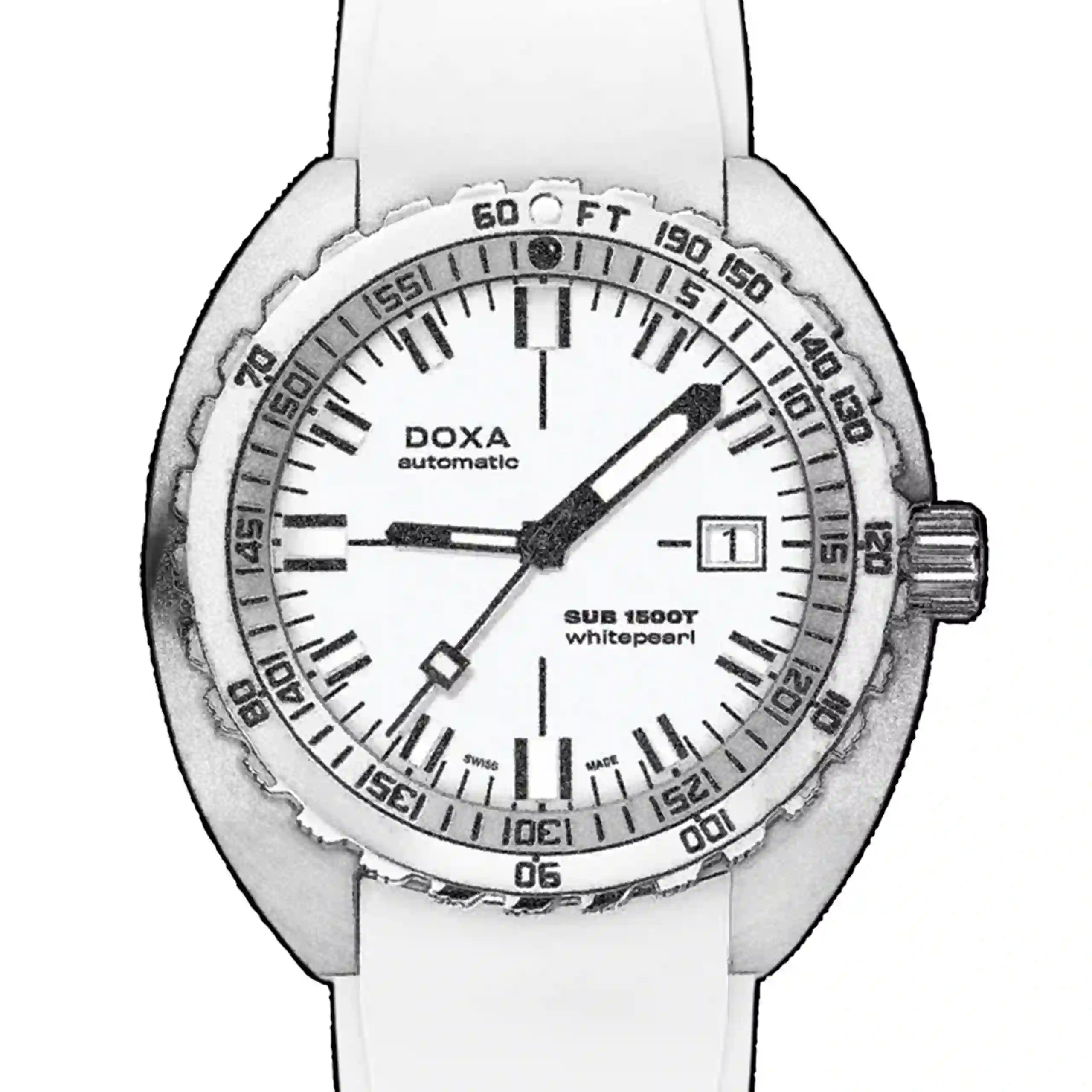 Doxa Sub 1500T Automatic Wit 45 mm