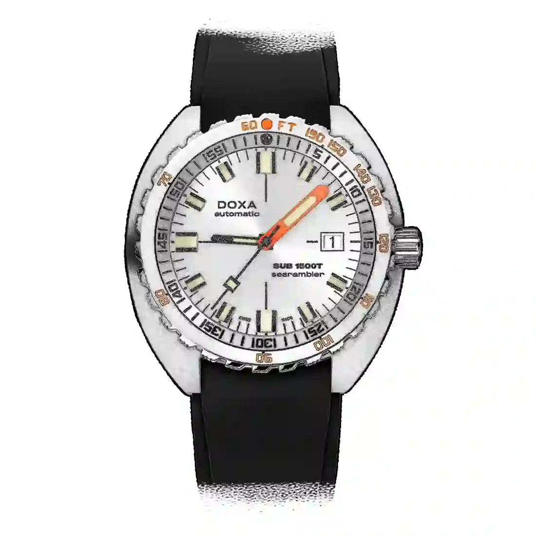 Doxa Sub 1500T Automatic Zilver 45 mm