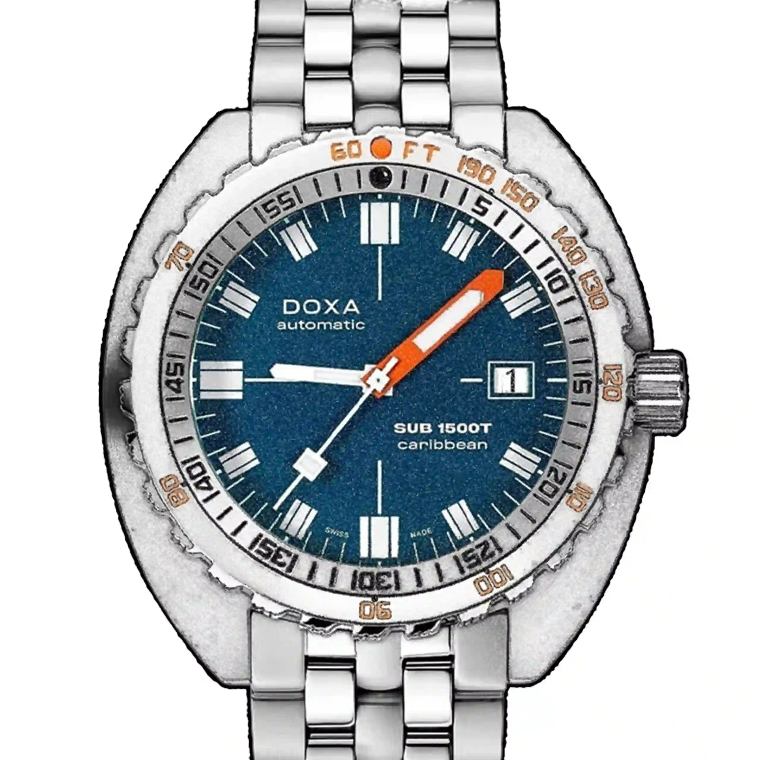 Doxa Sub 1500T Automatic Blauw 45 mm