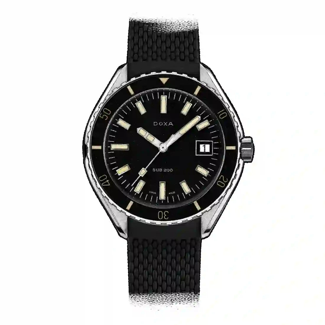 Doxa Sub 200 Automatic Zwart 42 mm