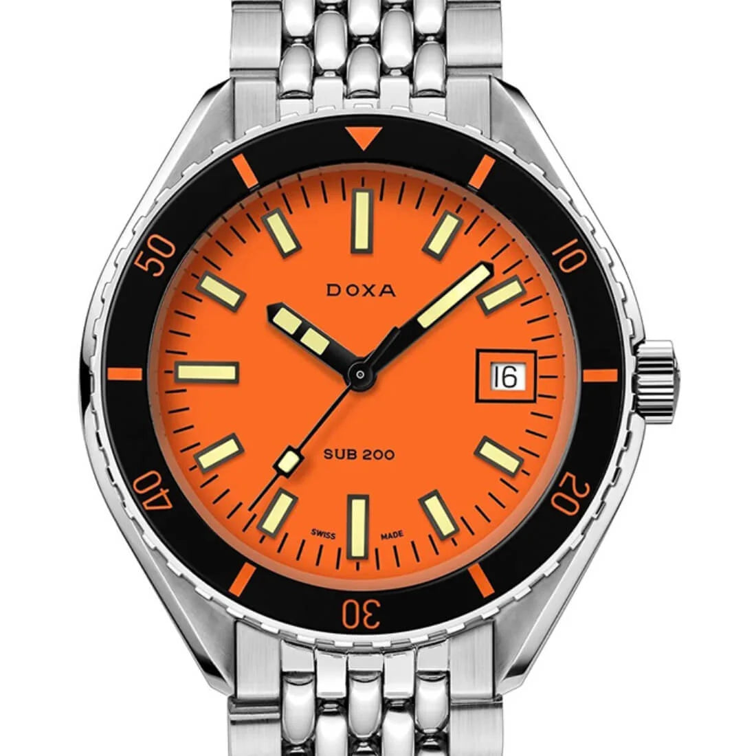 Doxa Sub 200 Automatic Oranje 46 mm