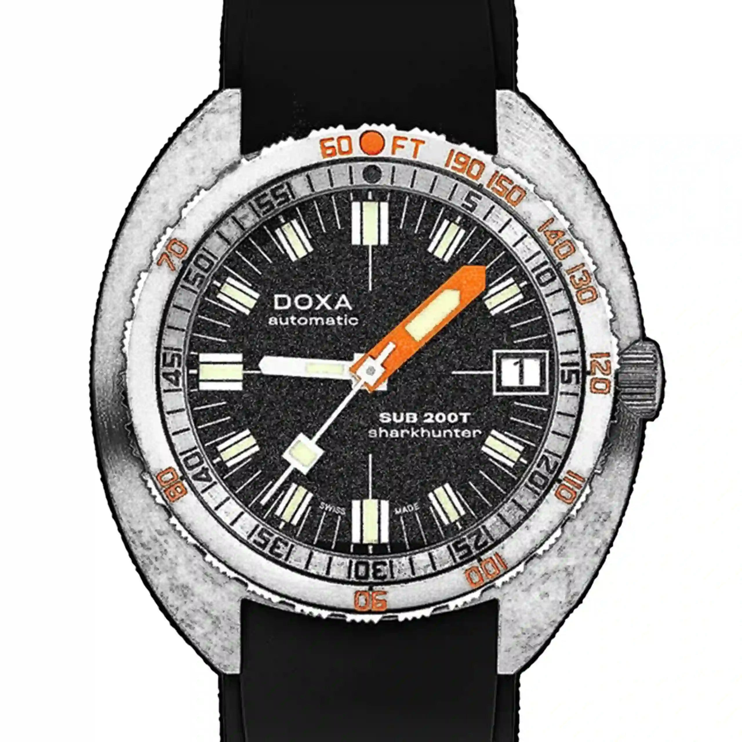 Doxa Sub 200T Automatique Noir 39mm