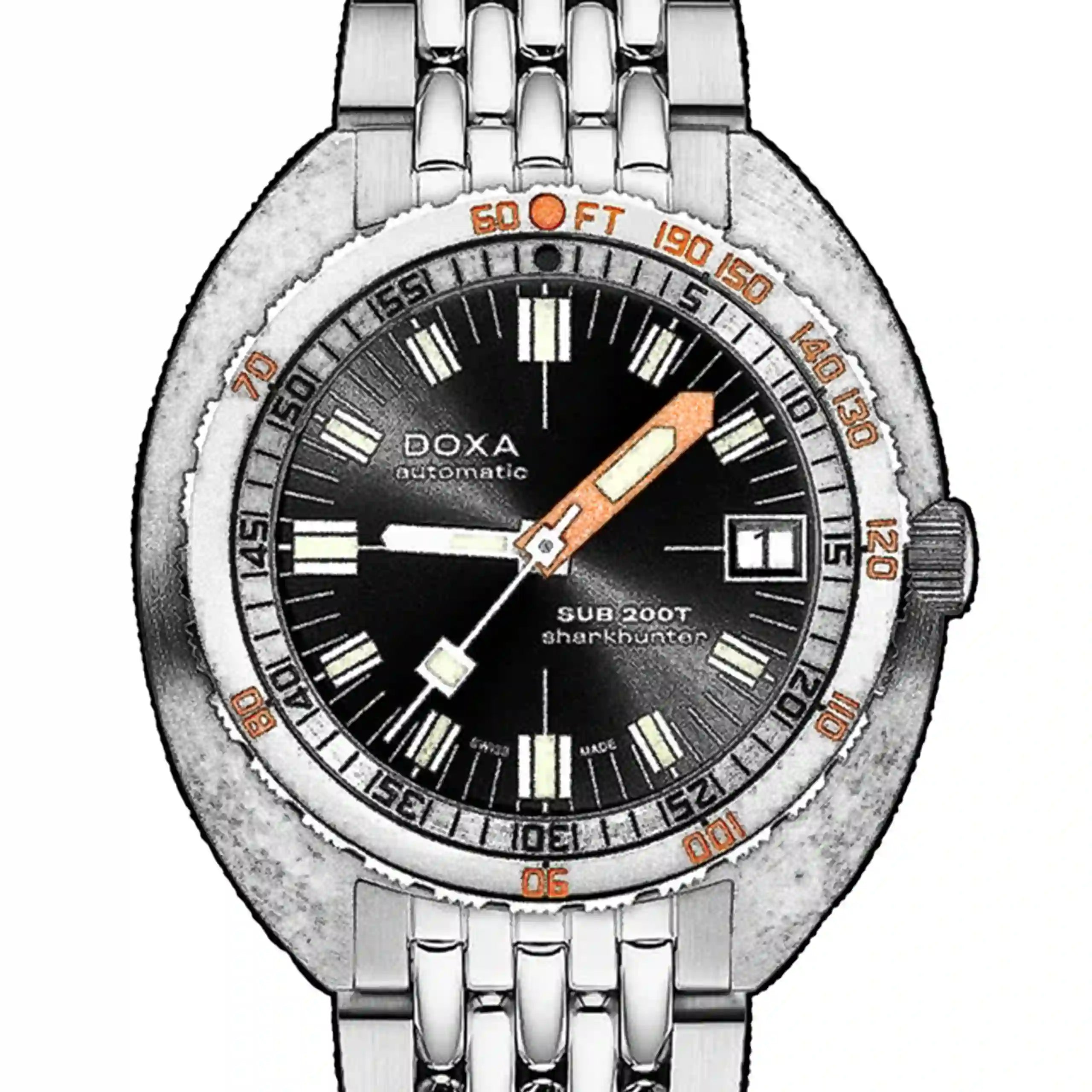 Doxa Sub 200T Automatique Noir 39mm