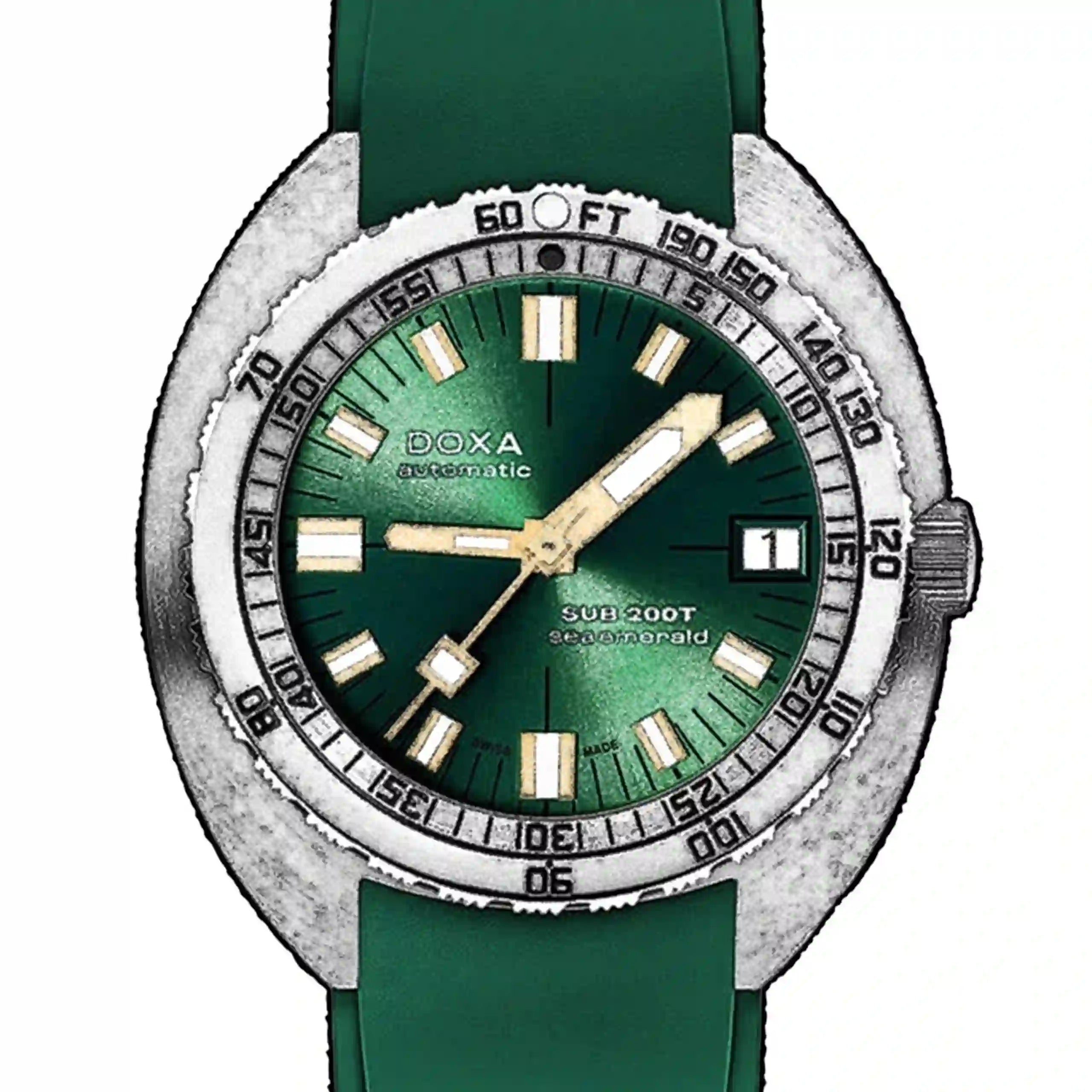 Doxa Sub 200T Automatique Vert 39mm