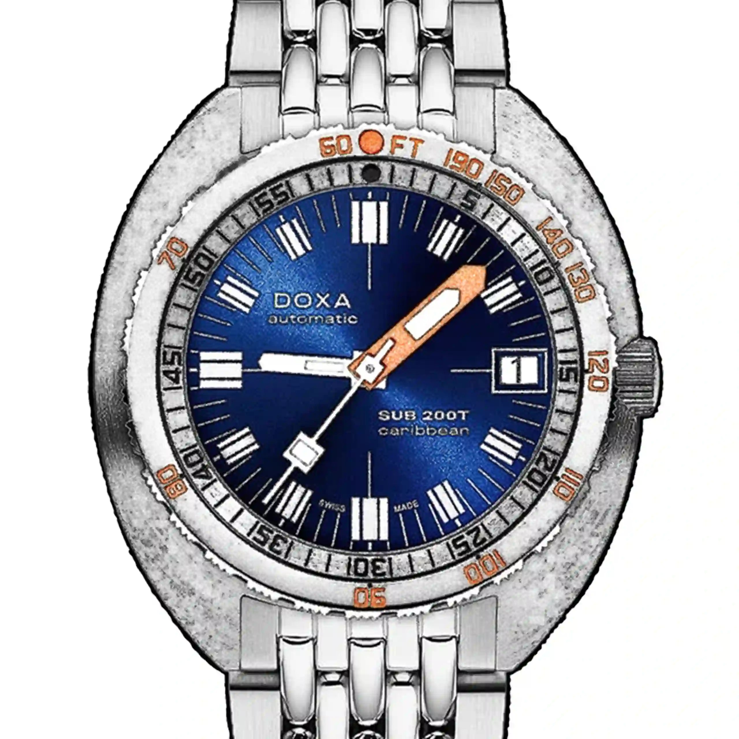 Doxa Sub 200T Automatique Bleu 39mm