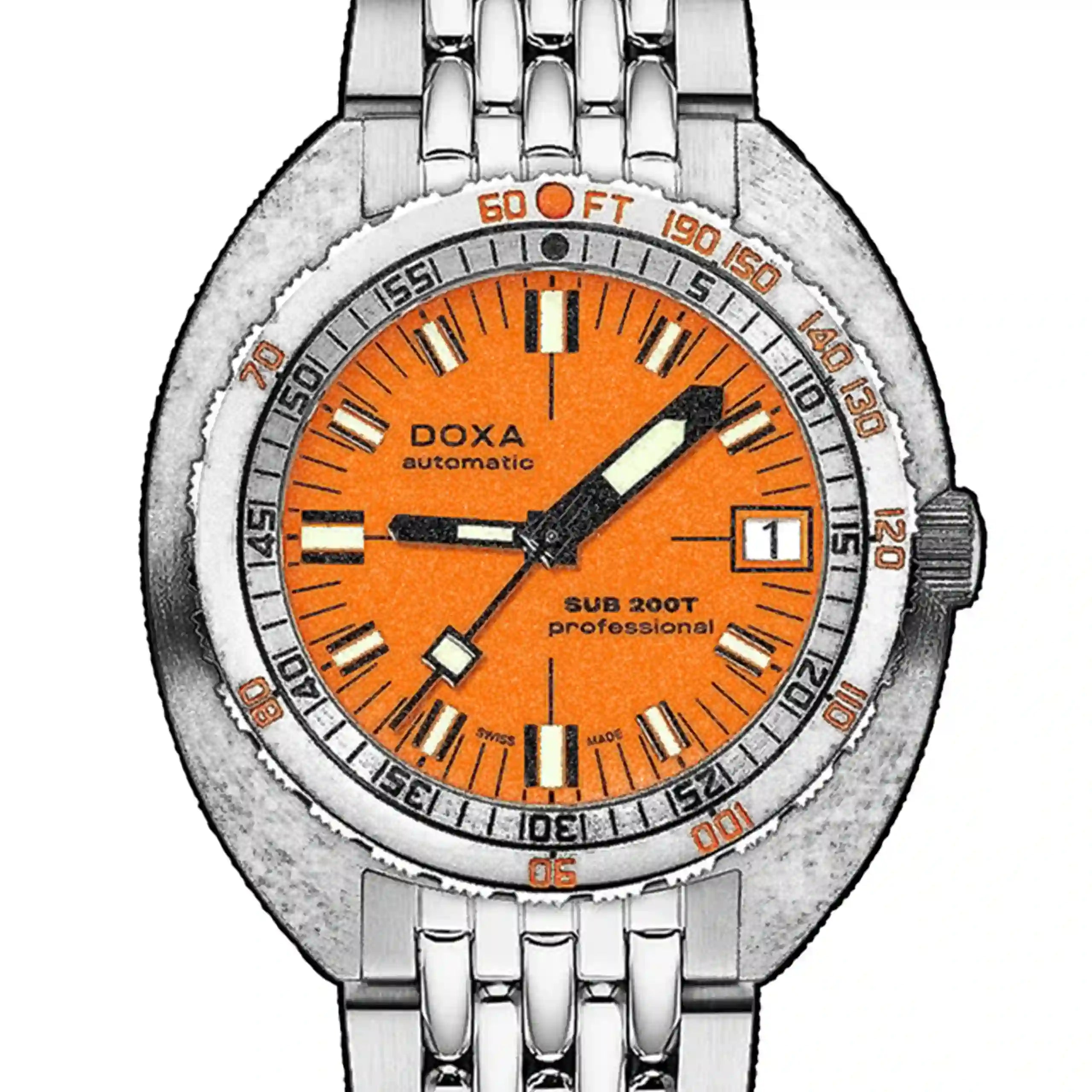 Doxa Sub 200T Automatique Orange 39mm