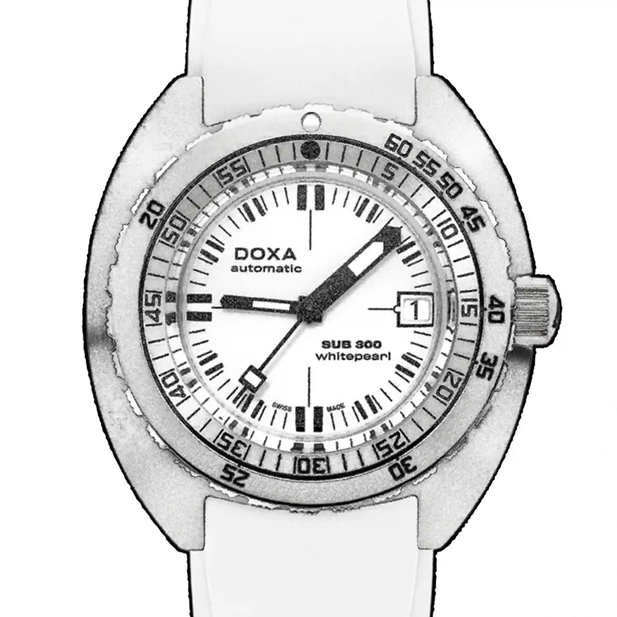 Doxa Sub 300 Automatik Weiß
