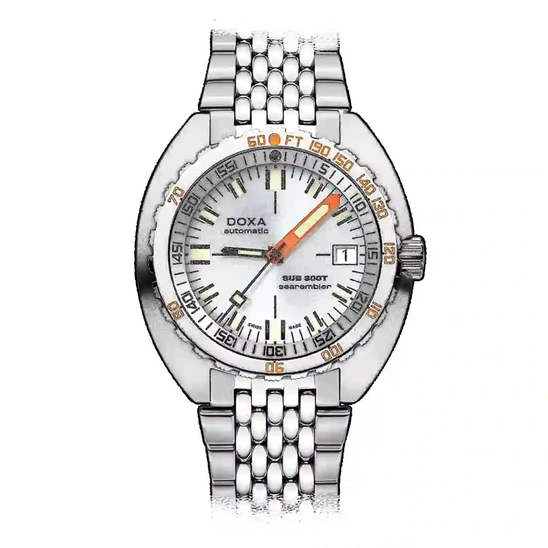 Doxa Sub 300T Automatic Zilver 43 mm