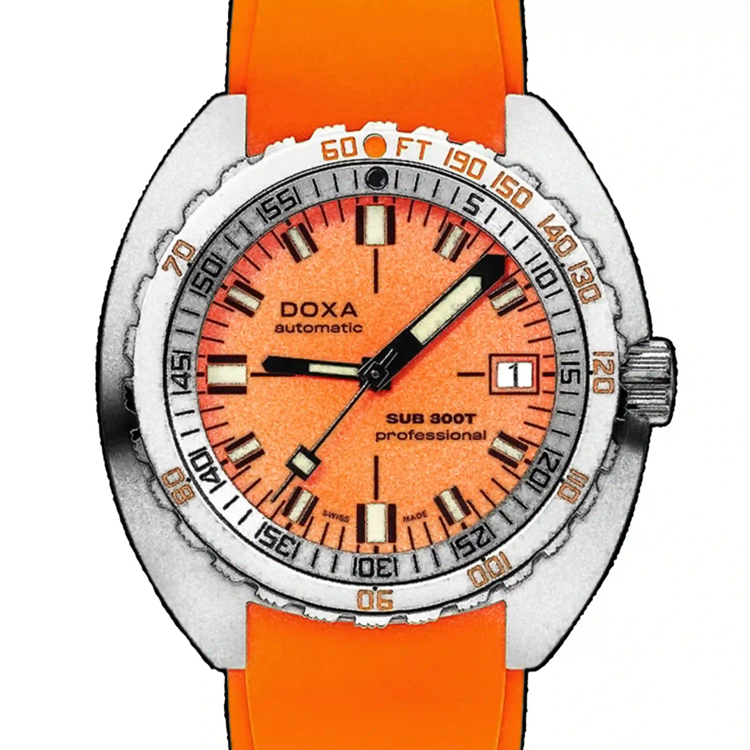 Doxa Sub 300T Automatique Orange 42mm
