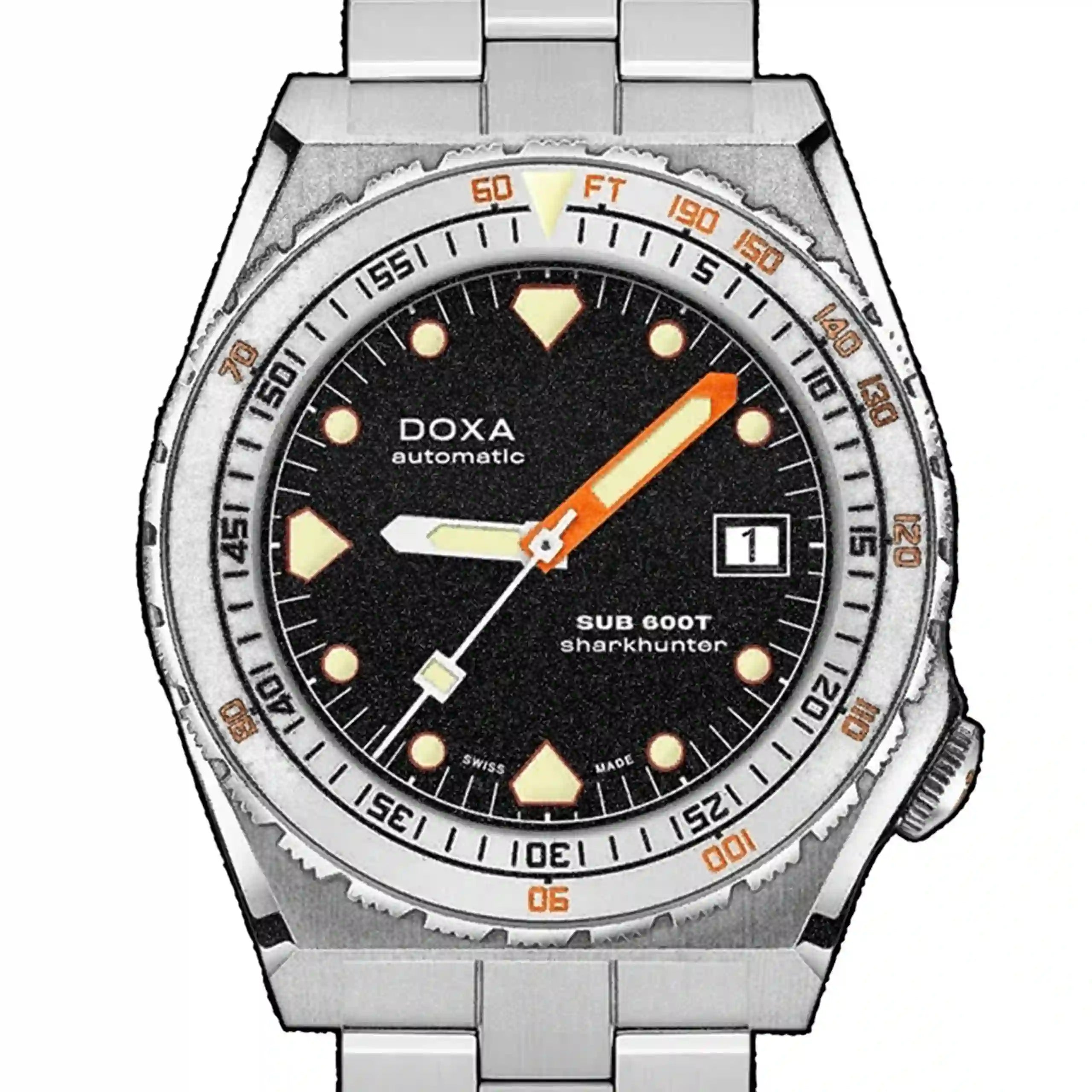 Doxa Sub 600T Automatic Zwart 40 mm