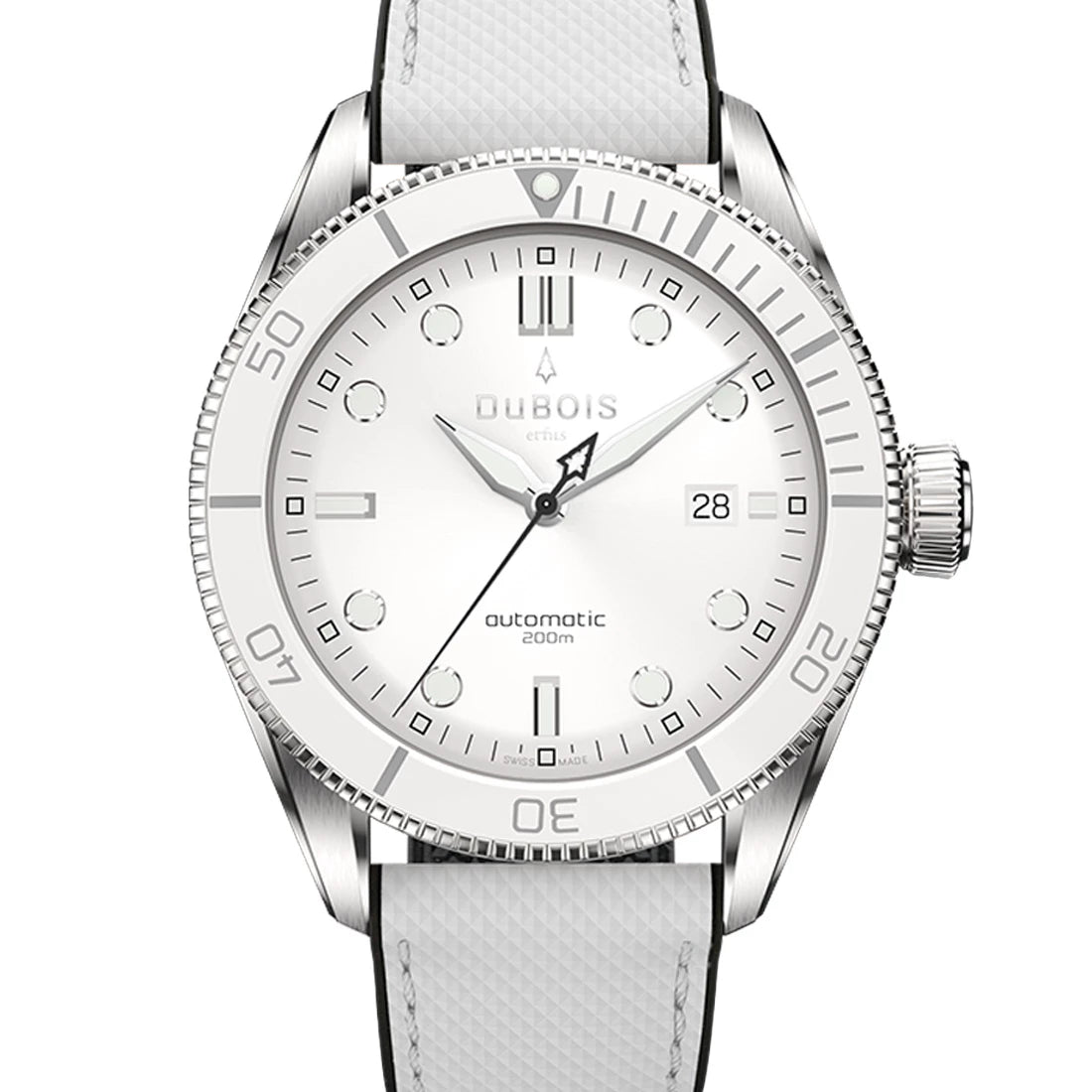 DuBois et fils Plongeuse Édition Limitée Automatique Blanc 44mm