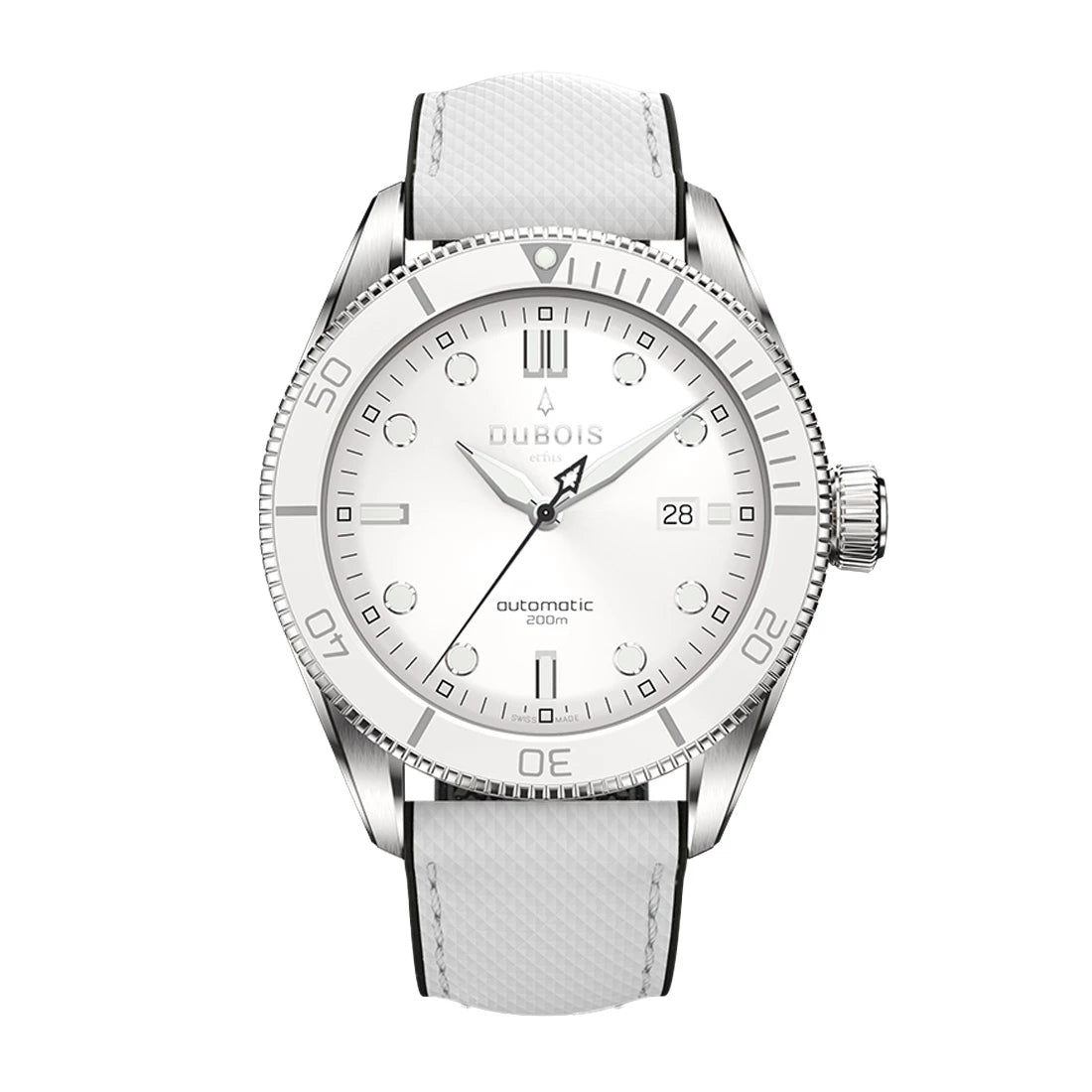 DuBois et fils Plongeuse Édition Limitée Automatique Blanc 44mm