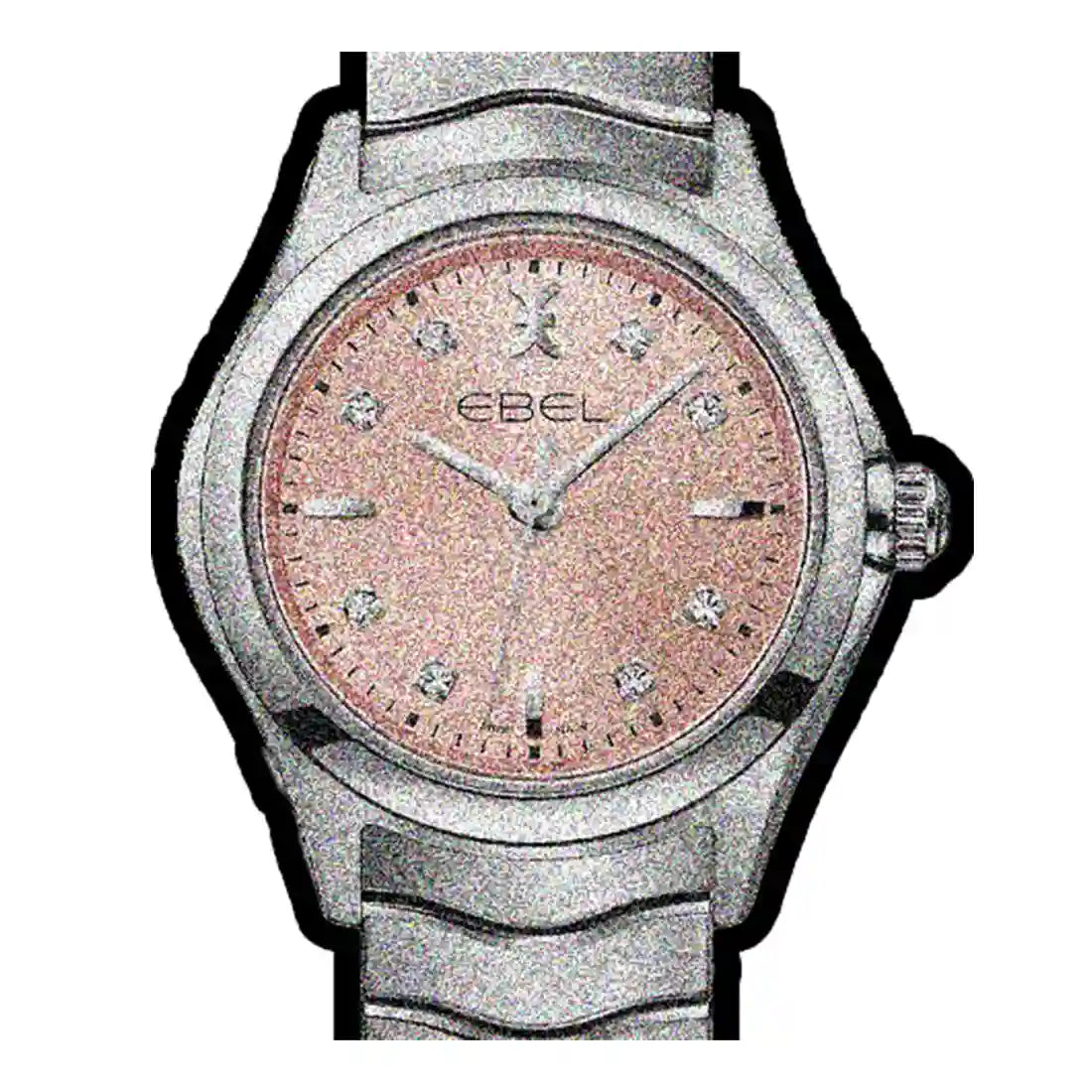 Ebel Wave Quartz Roze 30 mm