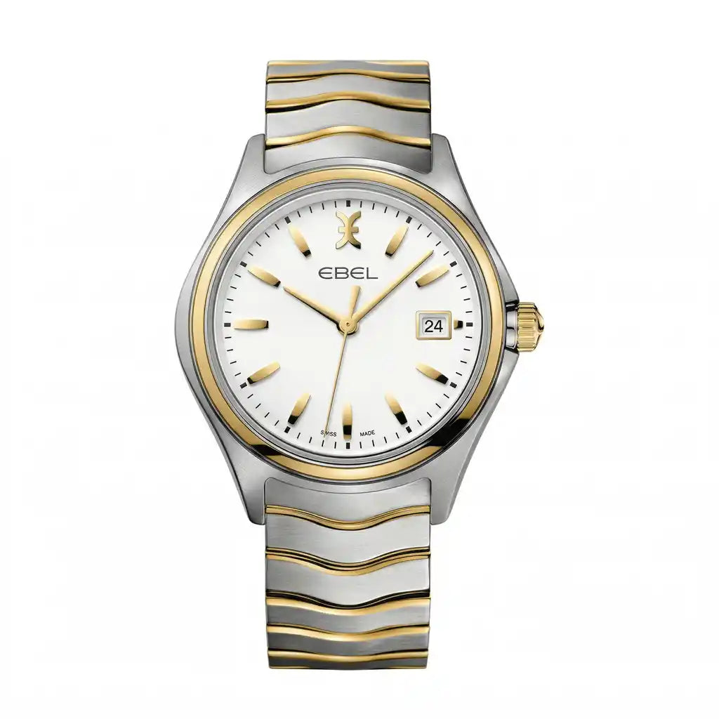Ebel Wave Quarz Silber 40mm