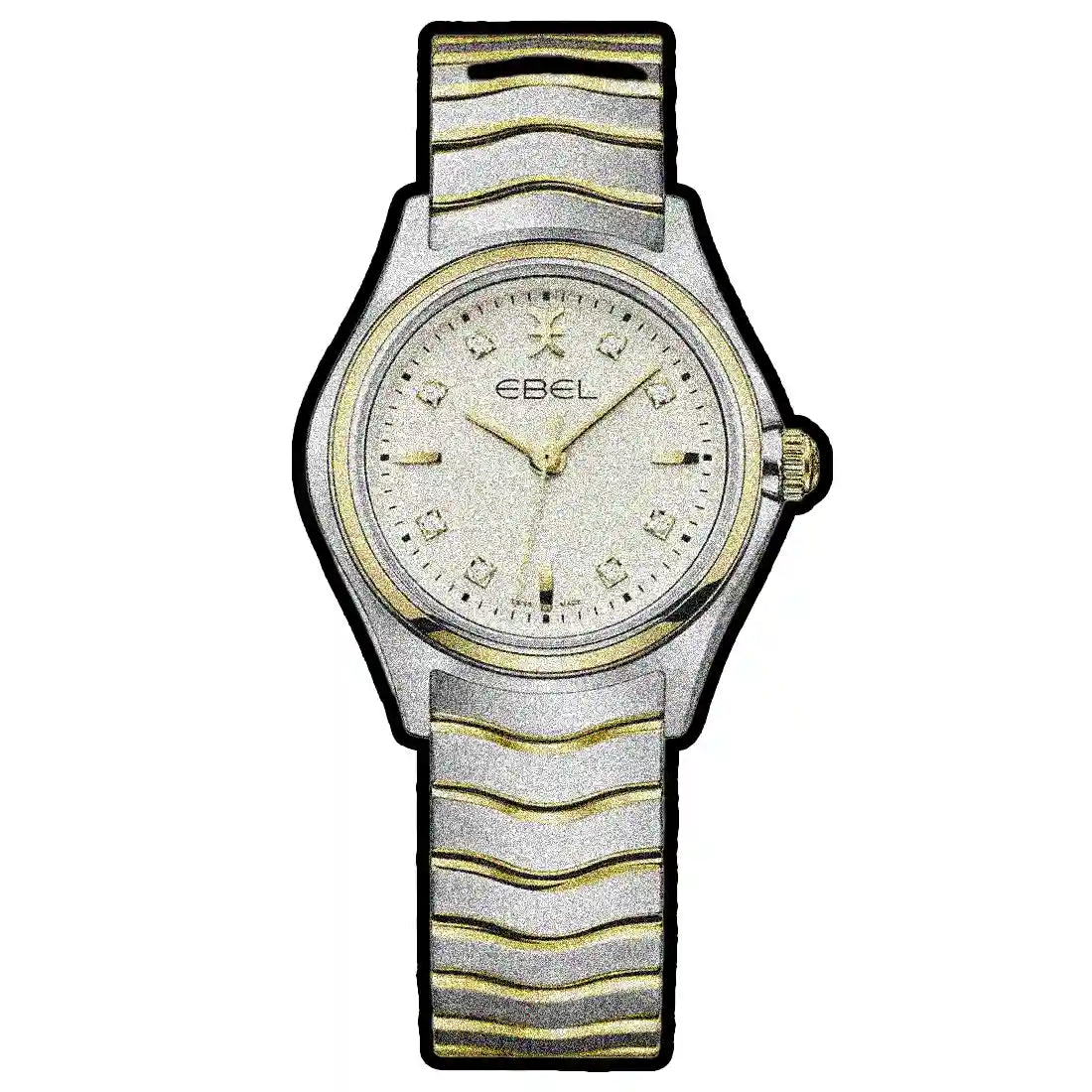 Ebel Wave Quartz Blanc 30mm