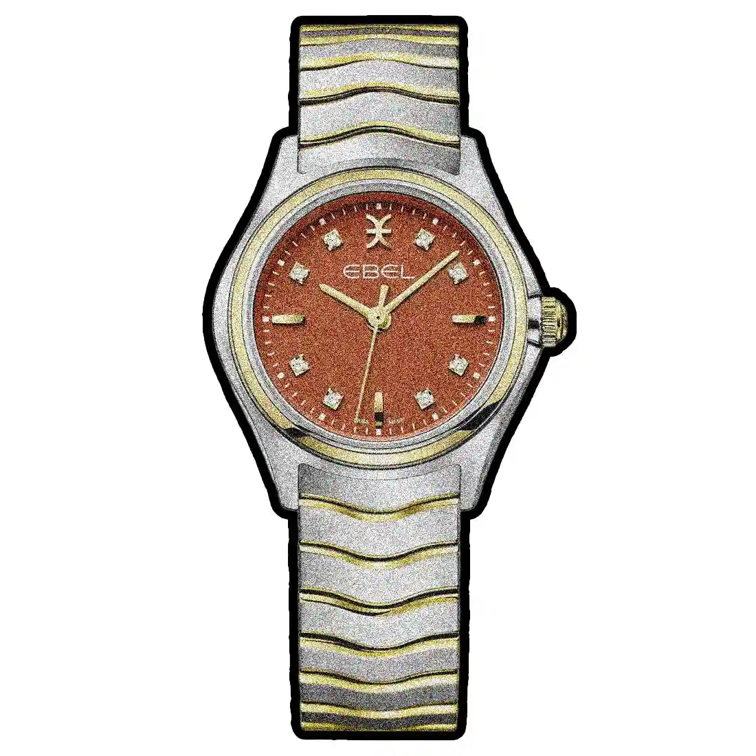 Ebel Wave Quartz Orange 30mm