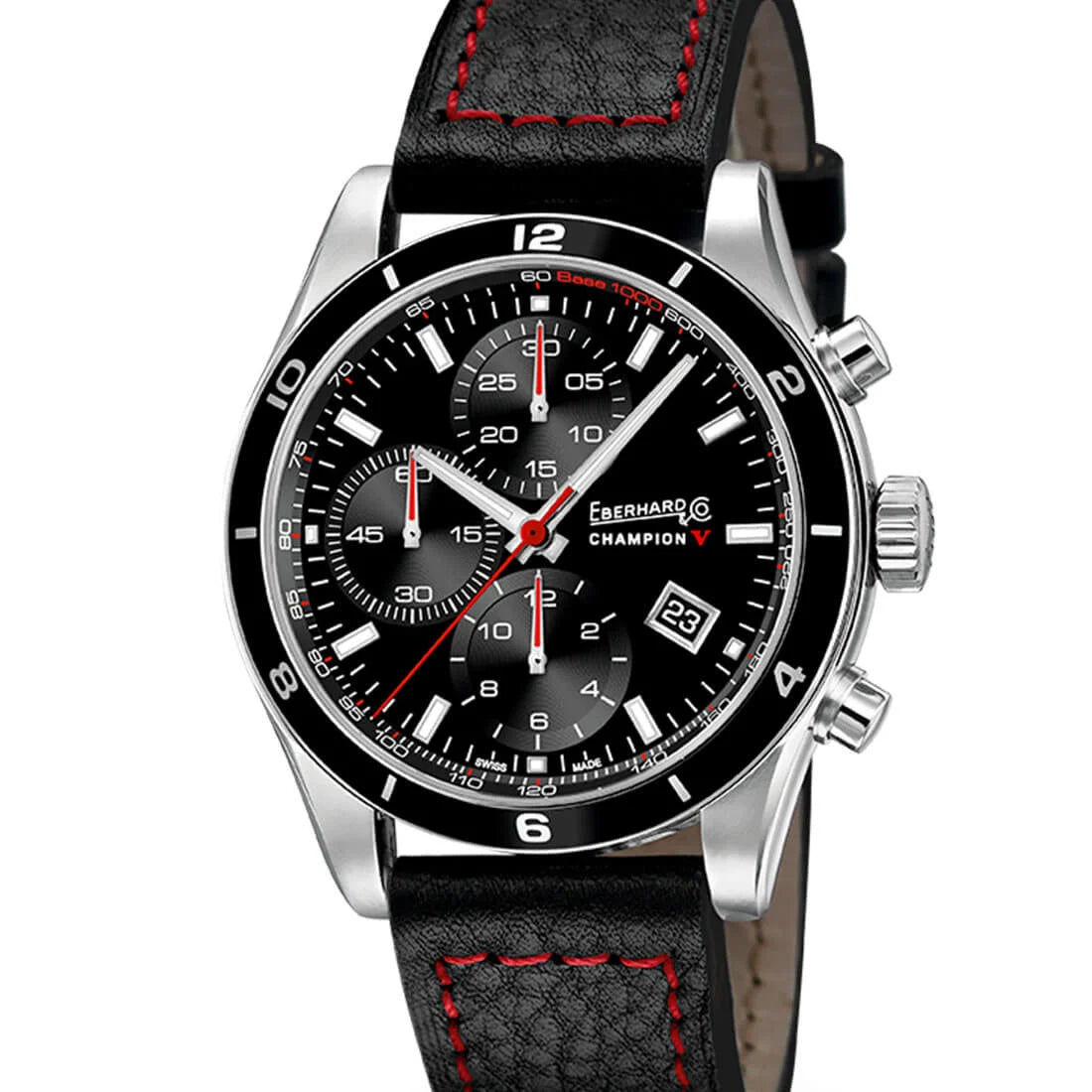 Eberhard & Co. Champion Automatic Zwart 43 mm