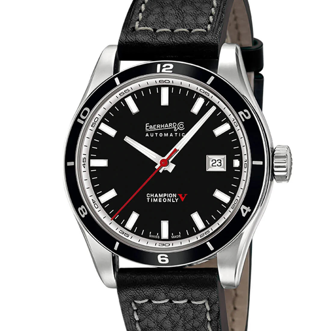 Eberhard & Co. Champion Automatic Zwart 43 mm
