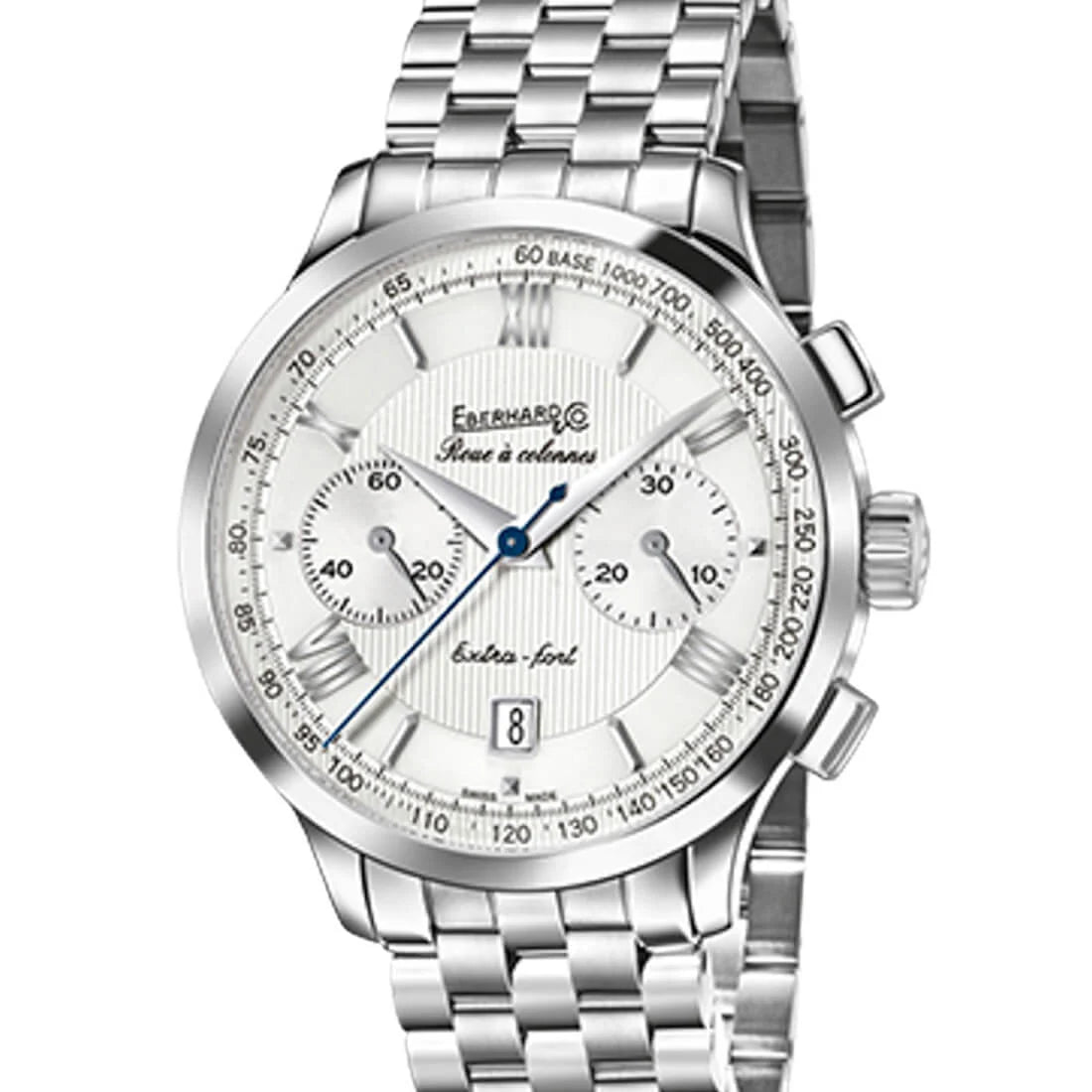 Eberhard & Co. Extra-Fort Manual Winding Silver 41mm