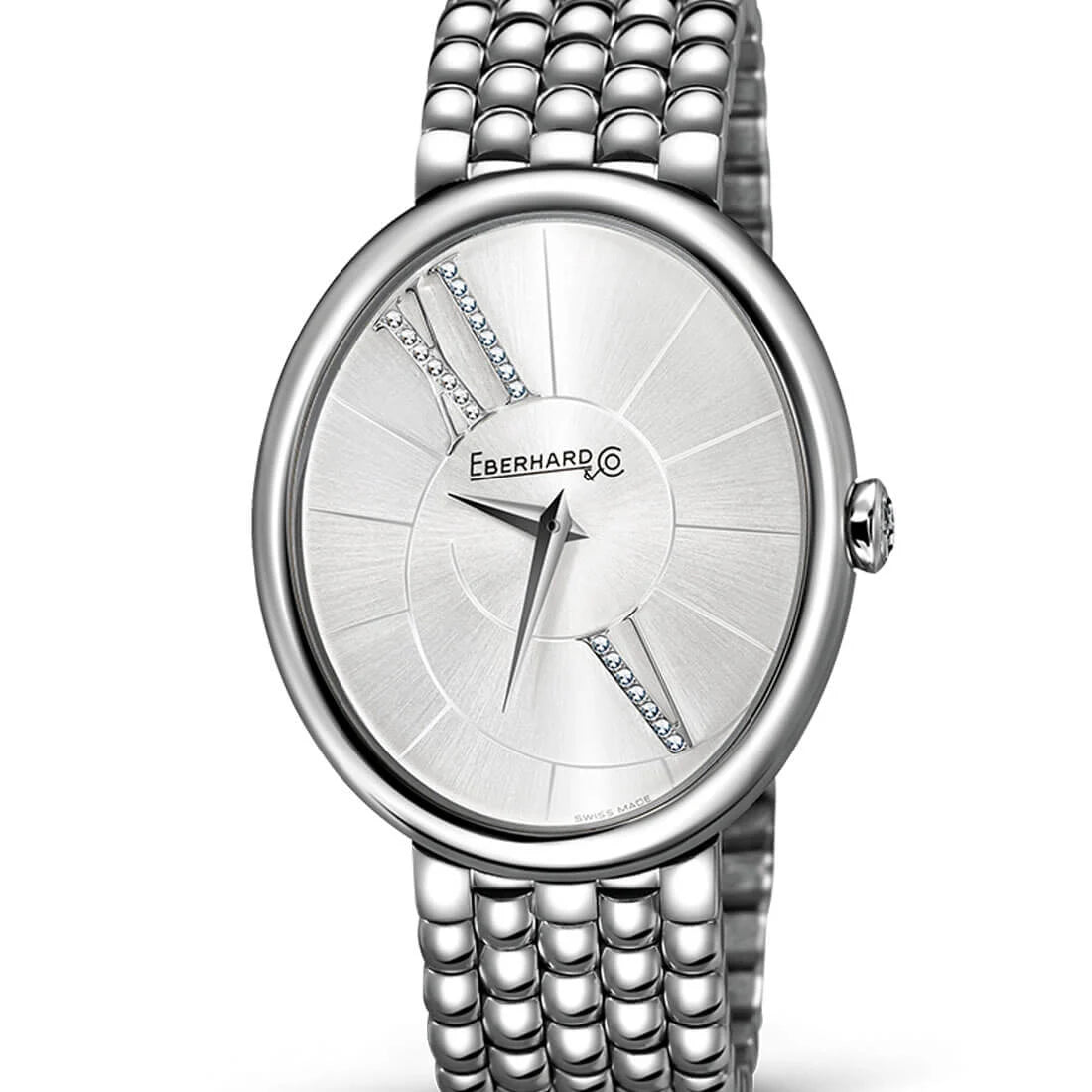 Eberhard & Co. Gilda Quartz Zilver 38 mm