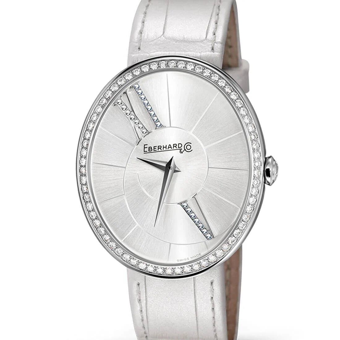 Eberhard & Co. Gilda Quartz Zilver 38 mm