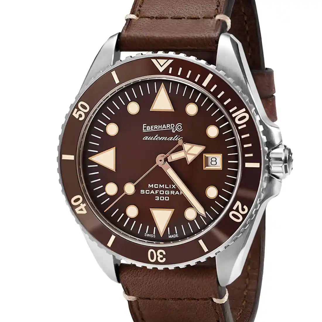 Eberhard & Co. Scafograf 300 MCMLIX Automatic Brown 43mm