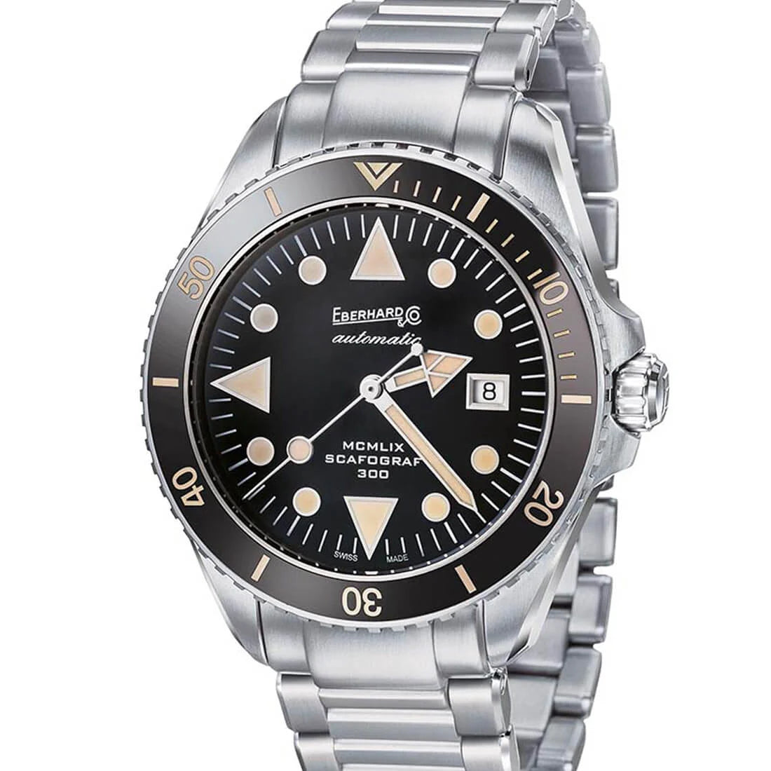 Eberhard & Co. Scafograf Manual Winding Black 43mm